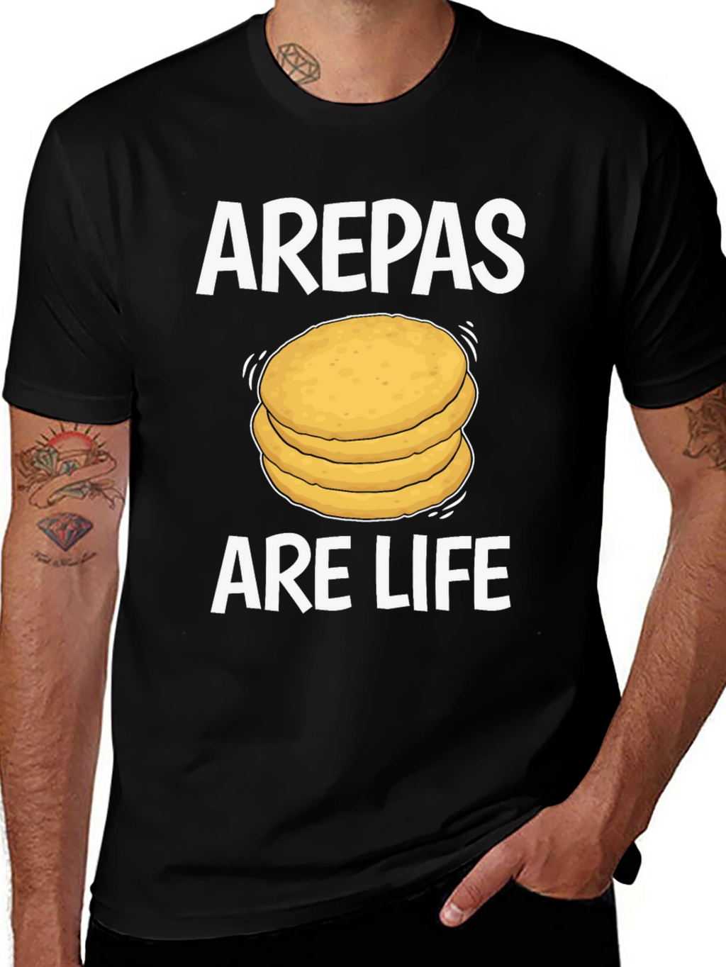 Arepas Are Life T-Shirt - Foodie Tee