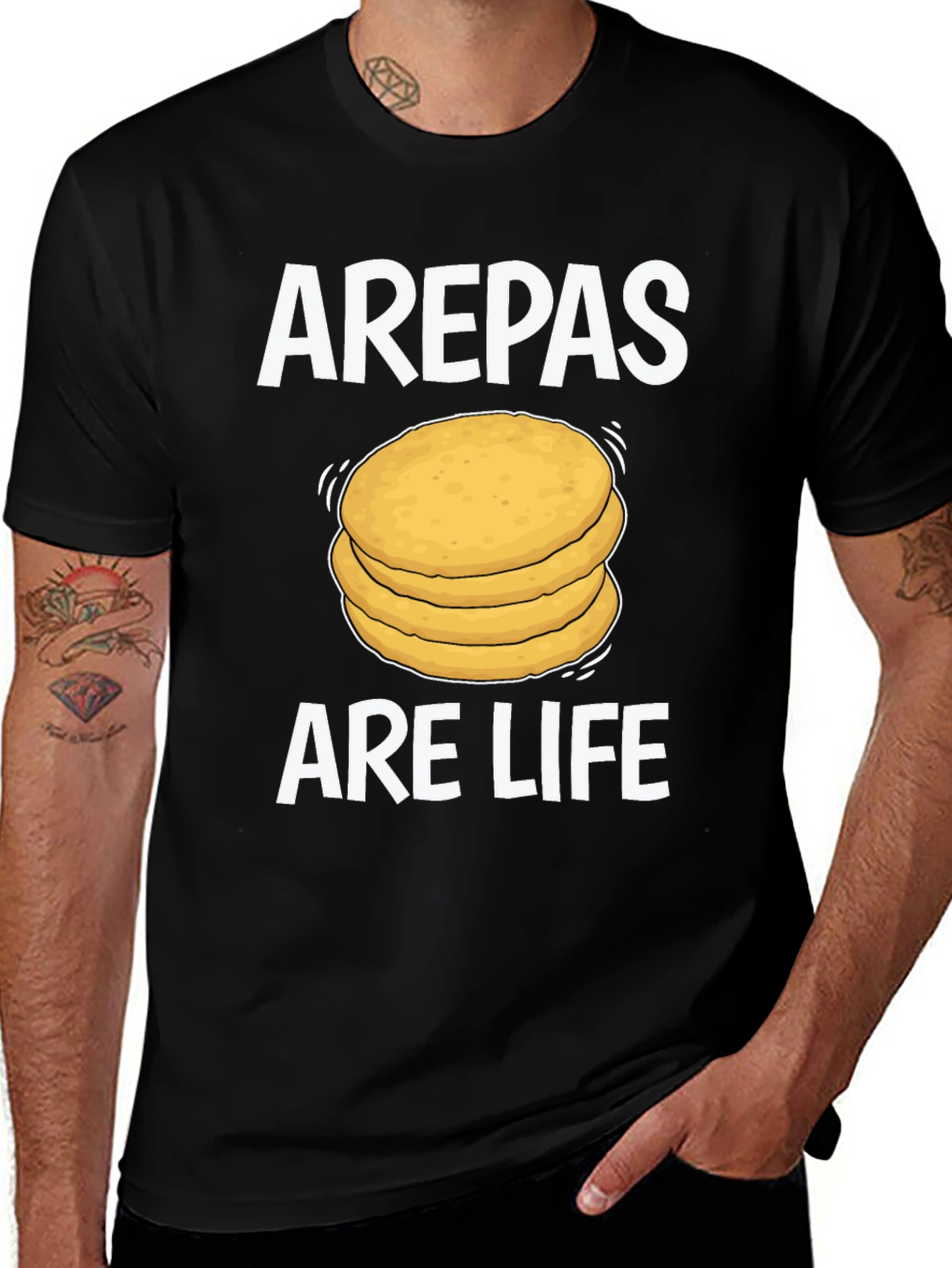Arepas Are Life T-Shirt - Foodie Tee
