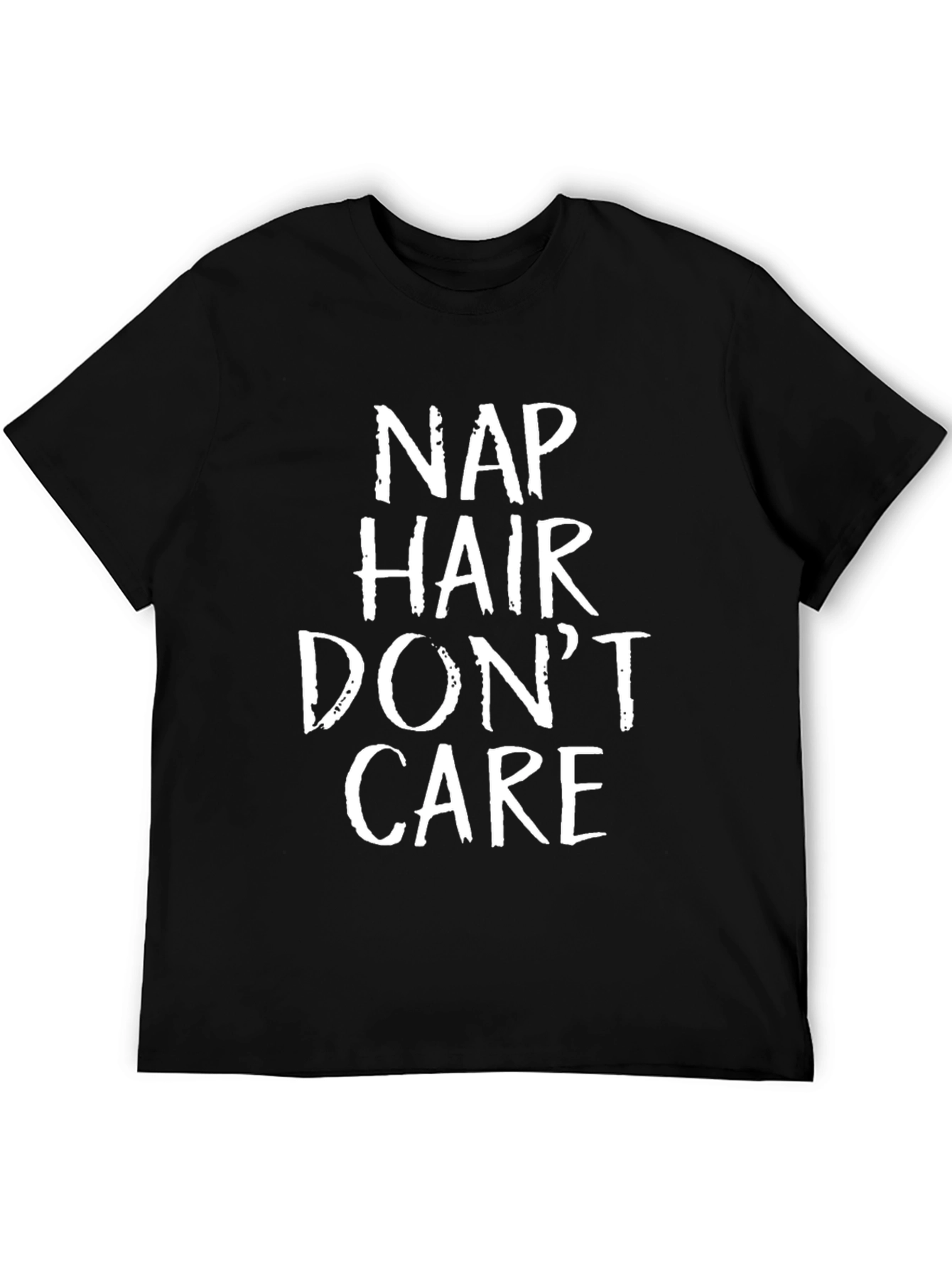 Nap Hair Dont Care Funny Graphic T-Shirt