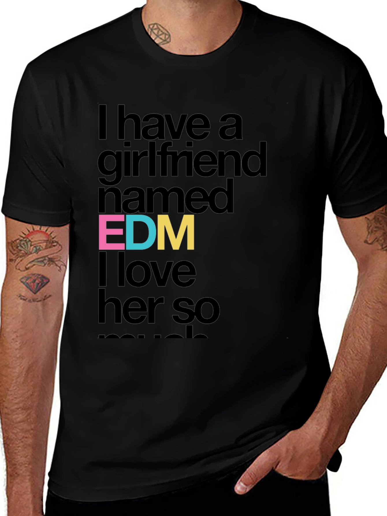 EDM Girlfriend T-Shirt - Funny Music Lover Tee