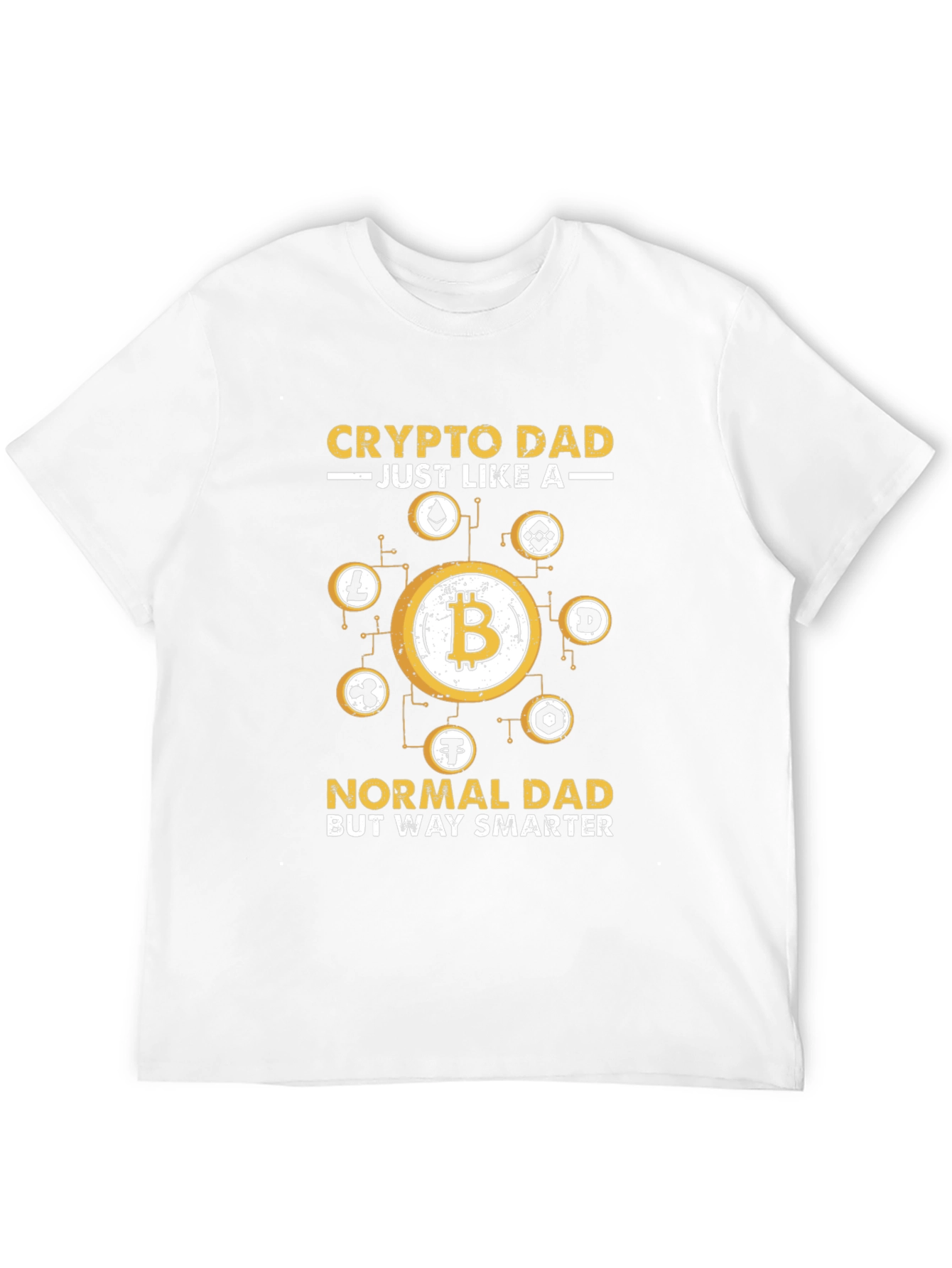 Crypto Dad T-Shirt - Way Smarter Bitcoin Tee