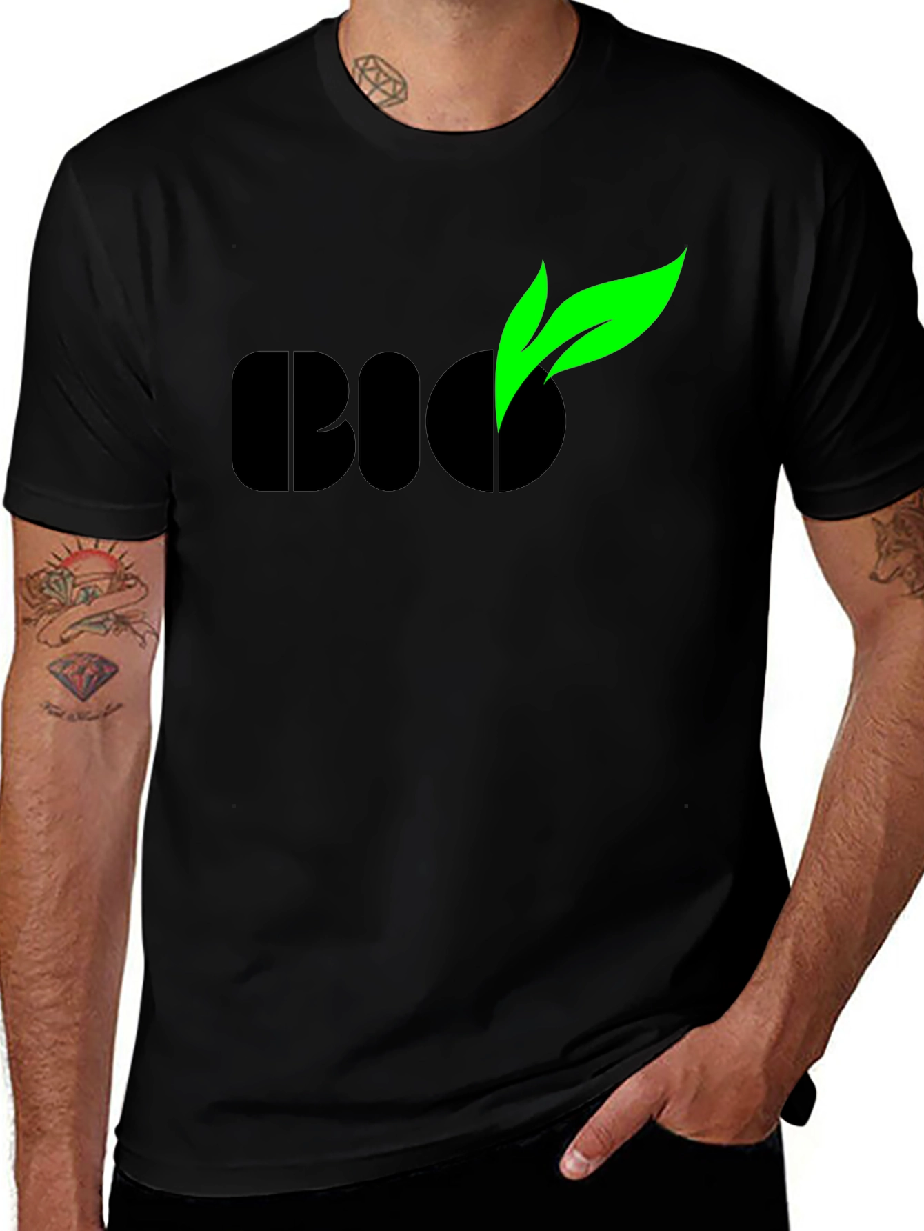Eco-Friendly BIO T-Shirt - Black