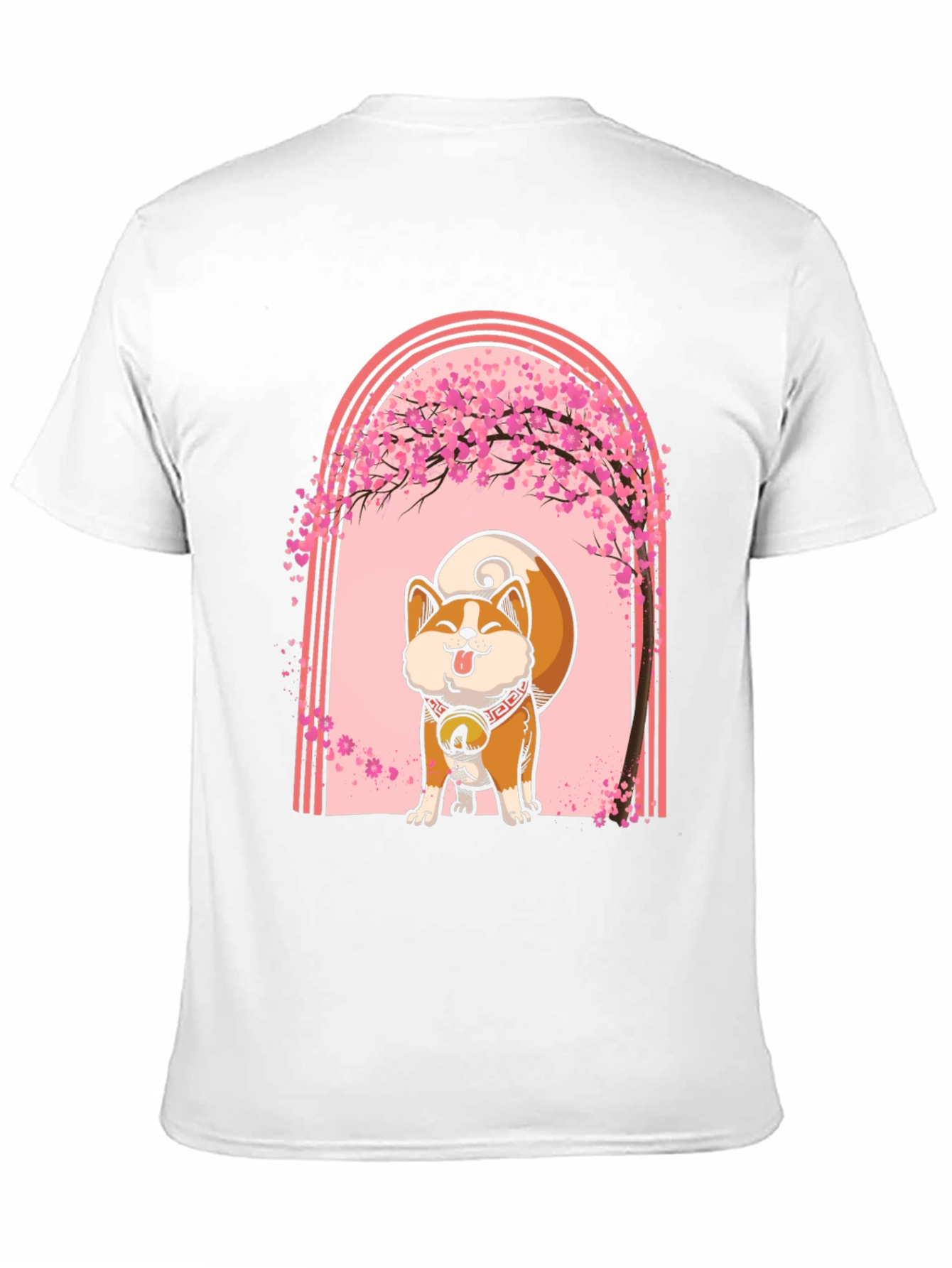 Akita Inu Cherry Blossom T-Shirt