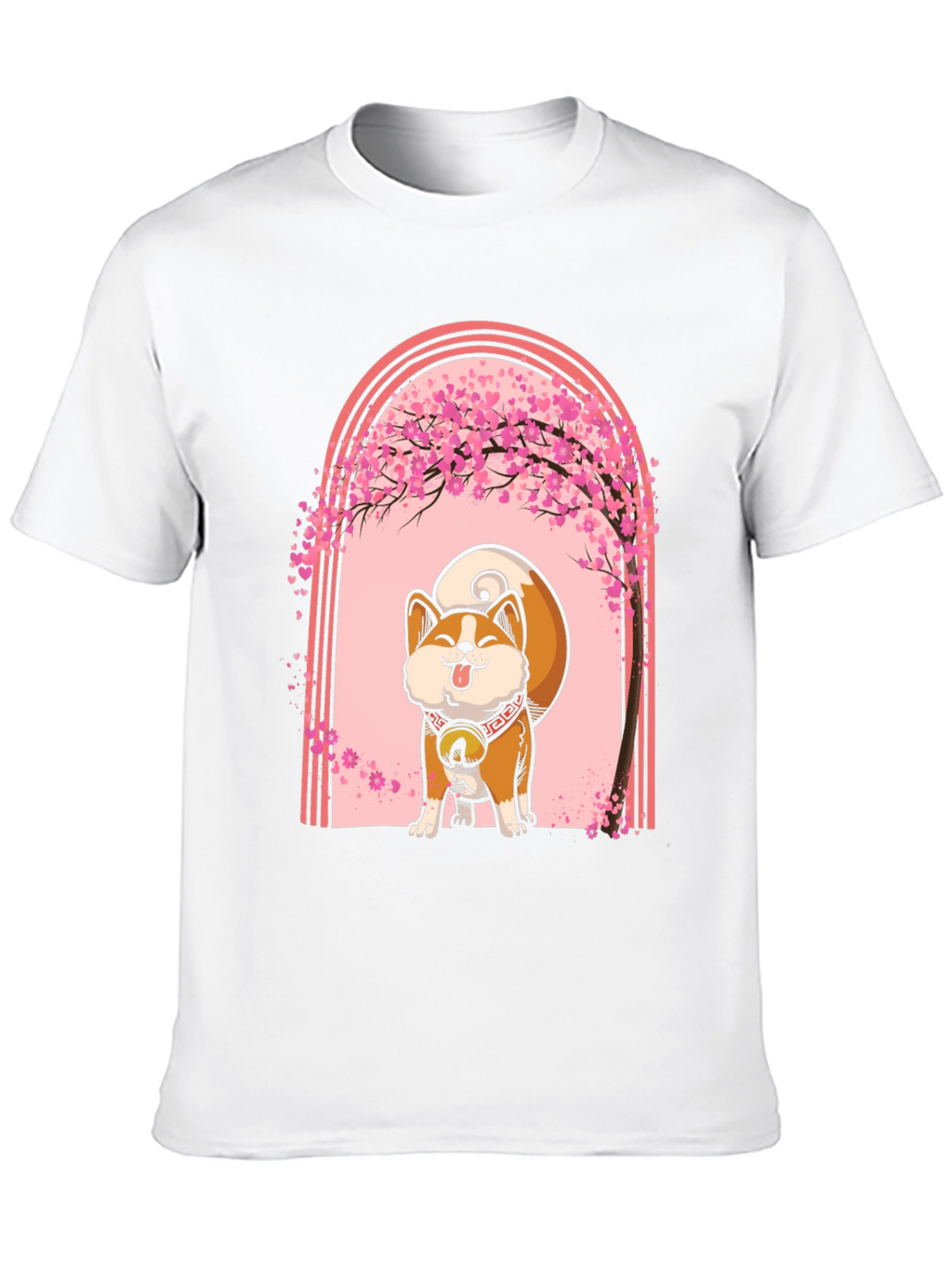 Akita Inu Cherry Blossom T-Shirt