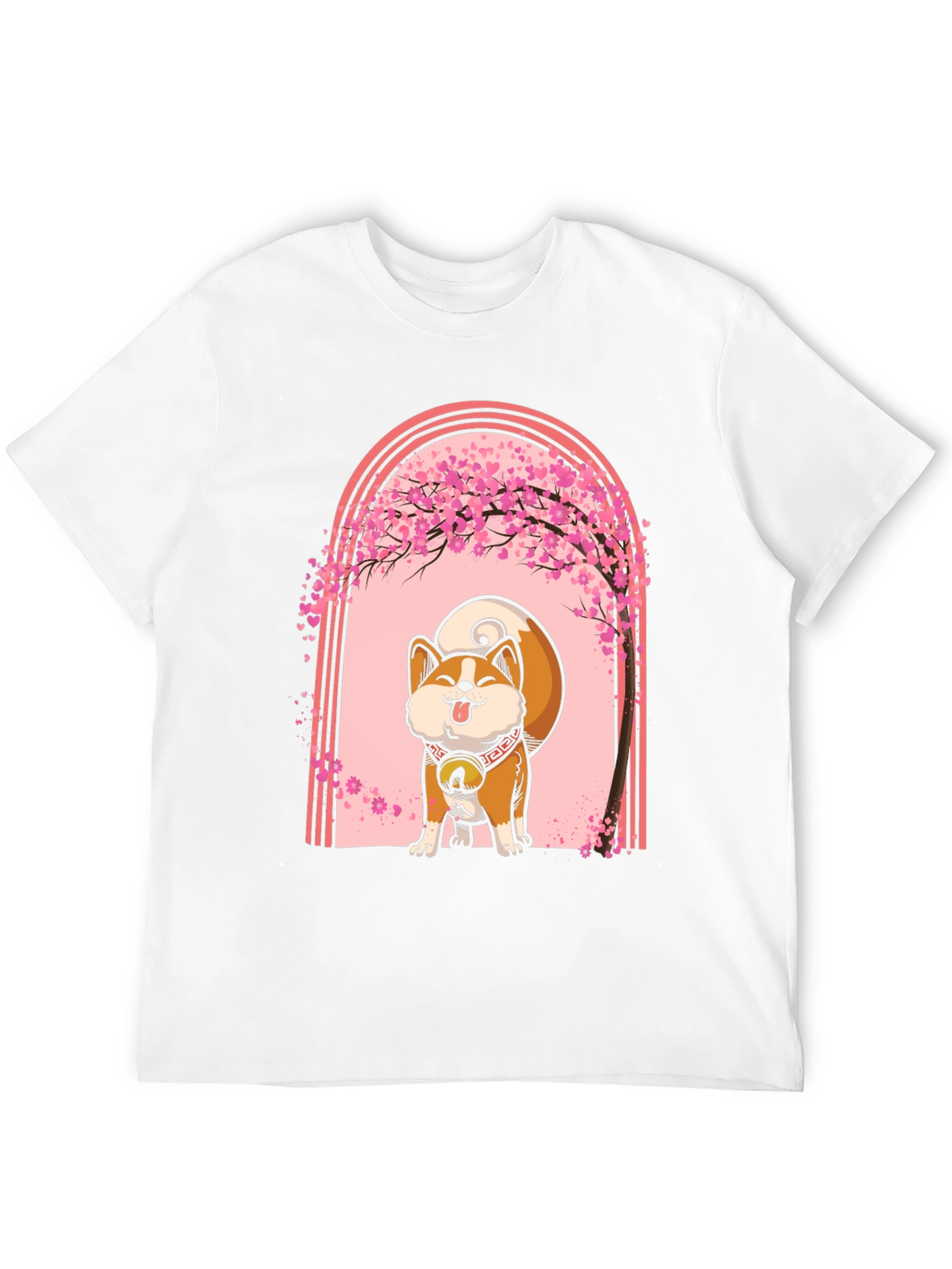 Akita Inu Cherry Blossom T-Shirt