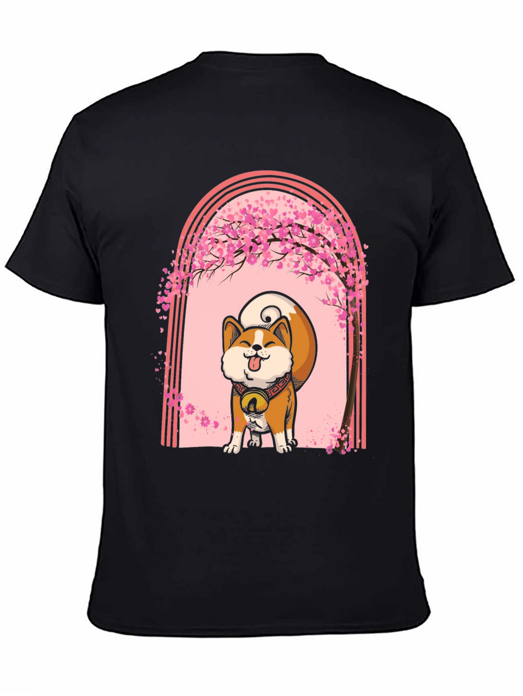 Akita Inu Cherry Blossom T-Shirt