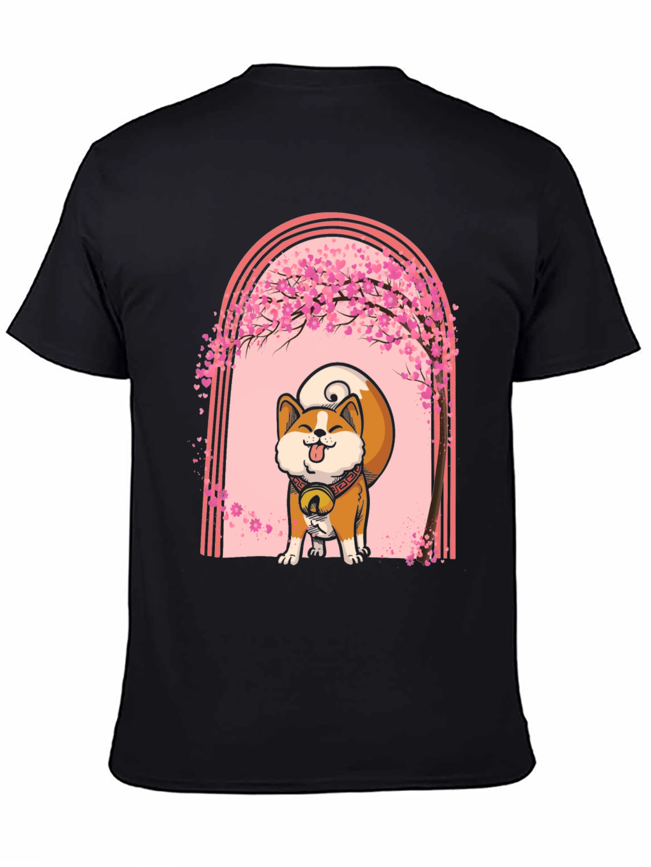 Akita Inu Cherry Blossom T-Shirt