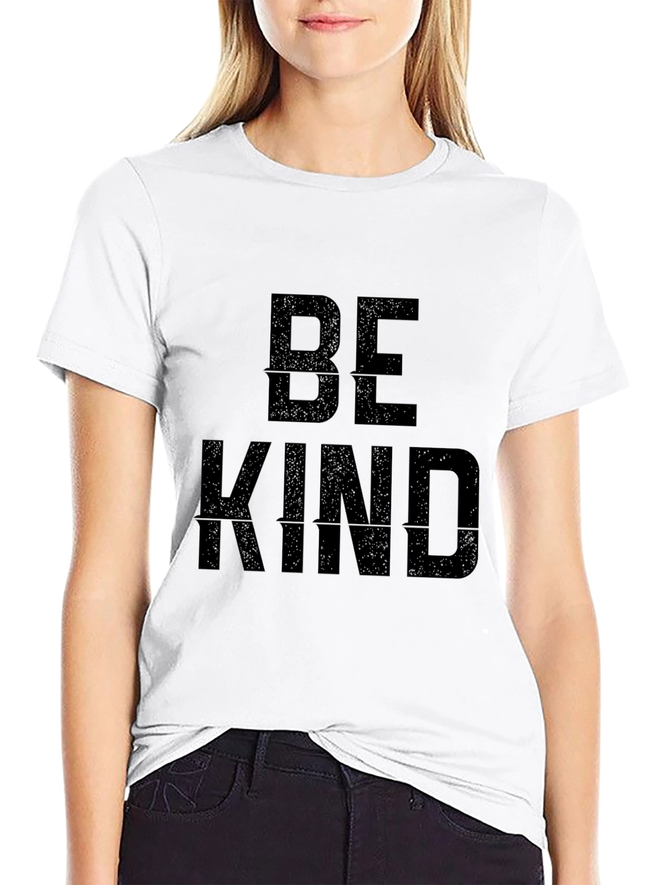 Be Kind Black Graphic Tee Shirt