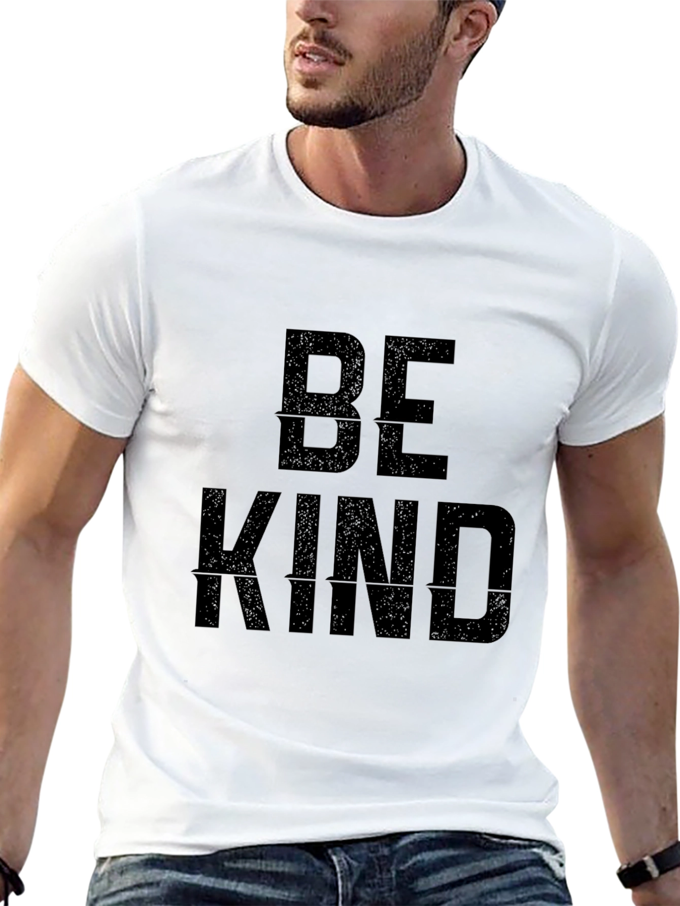 Be Kind Black Graphic Tee Shirt