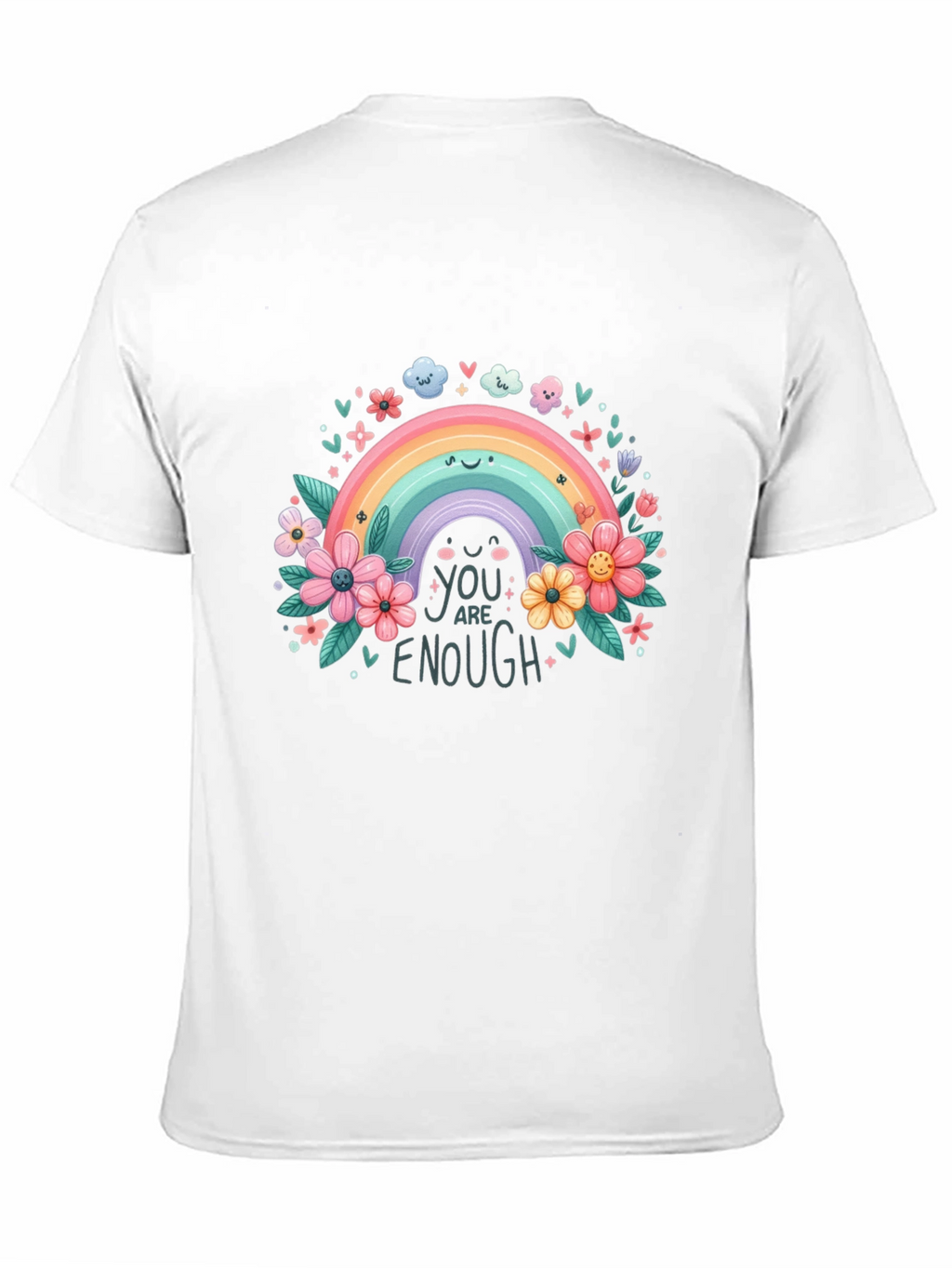 Rainbow You Are Enough Graphic Tee