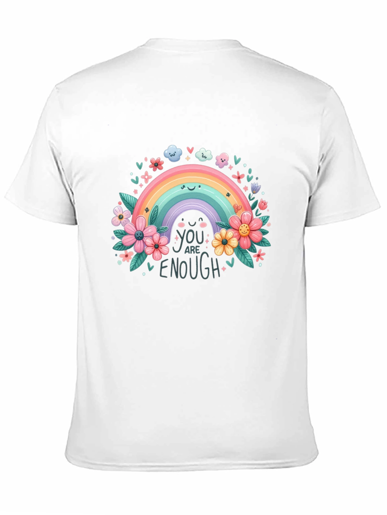 Rainbow You Are Enough Graphic Tee