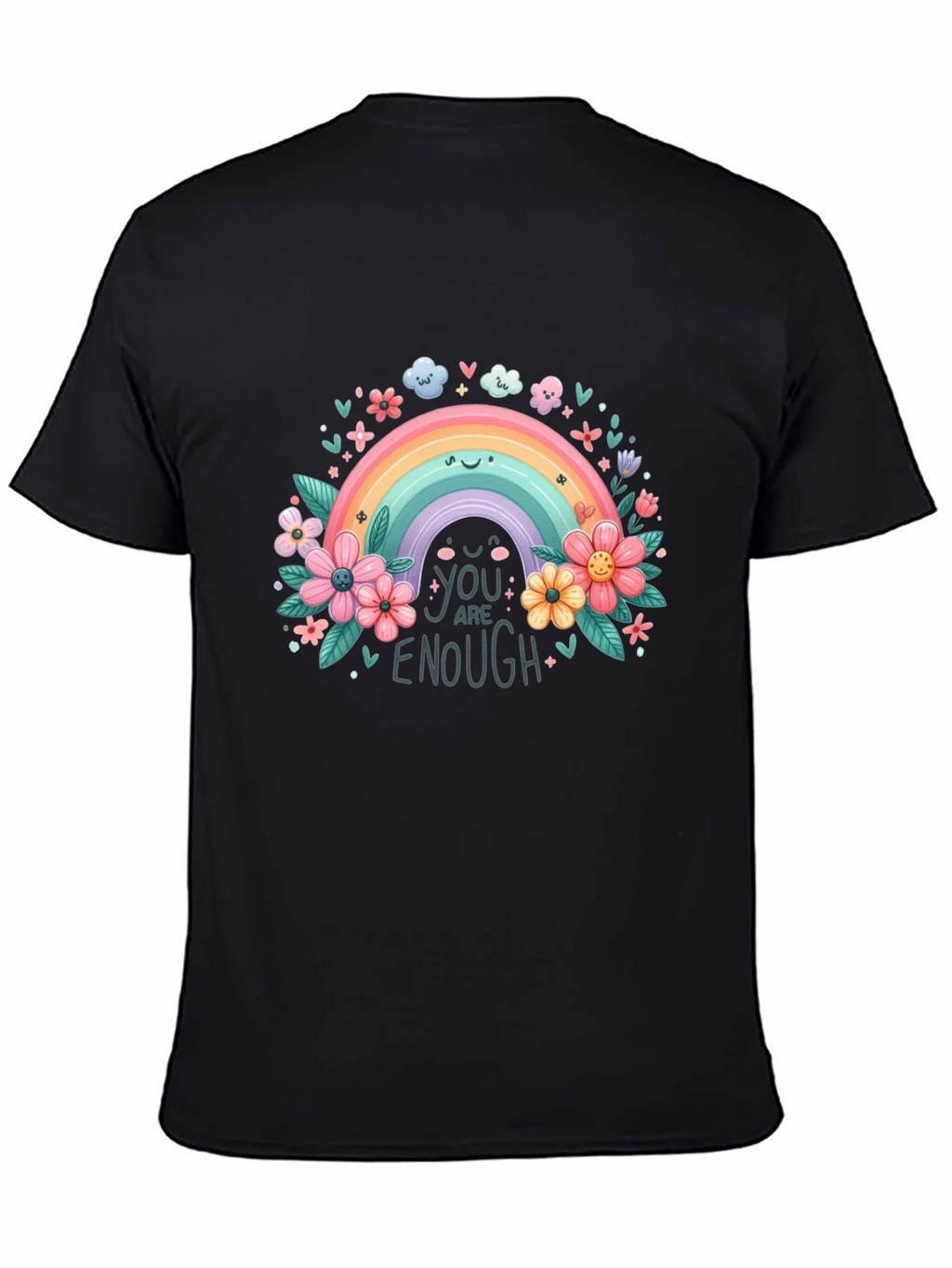 Rainbow You Are Enough Graphic Tee