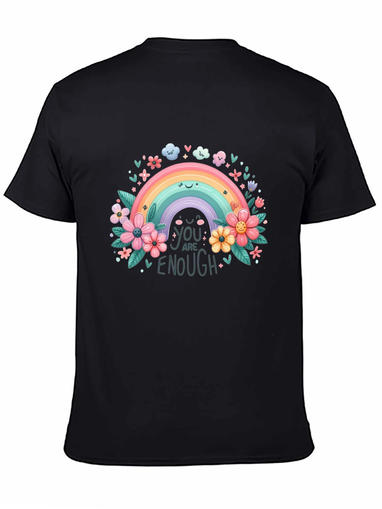 Rainbow You Are Enough Graphic Tee
