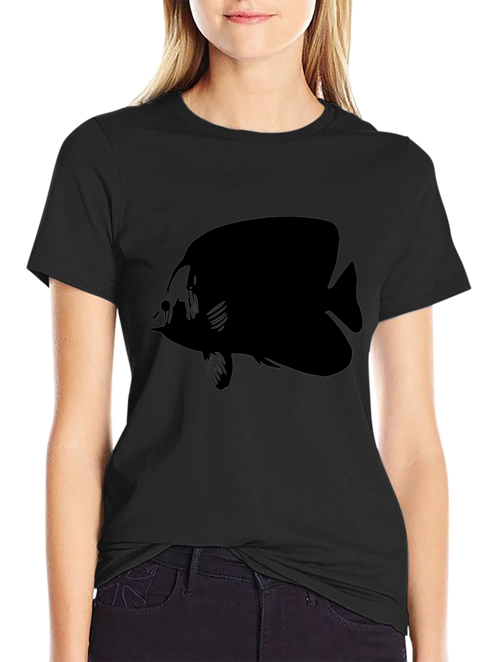 Black Fish Graphic T-Shirt