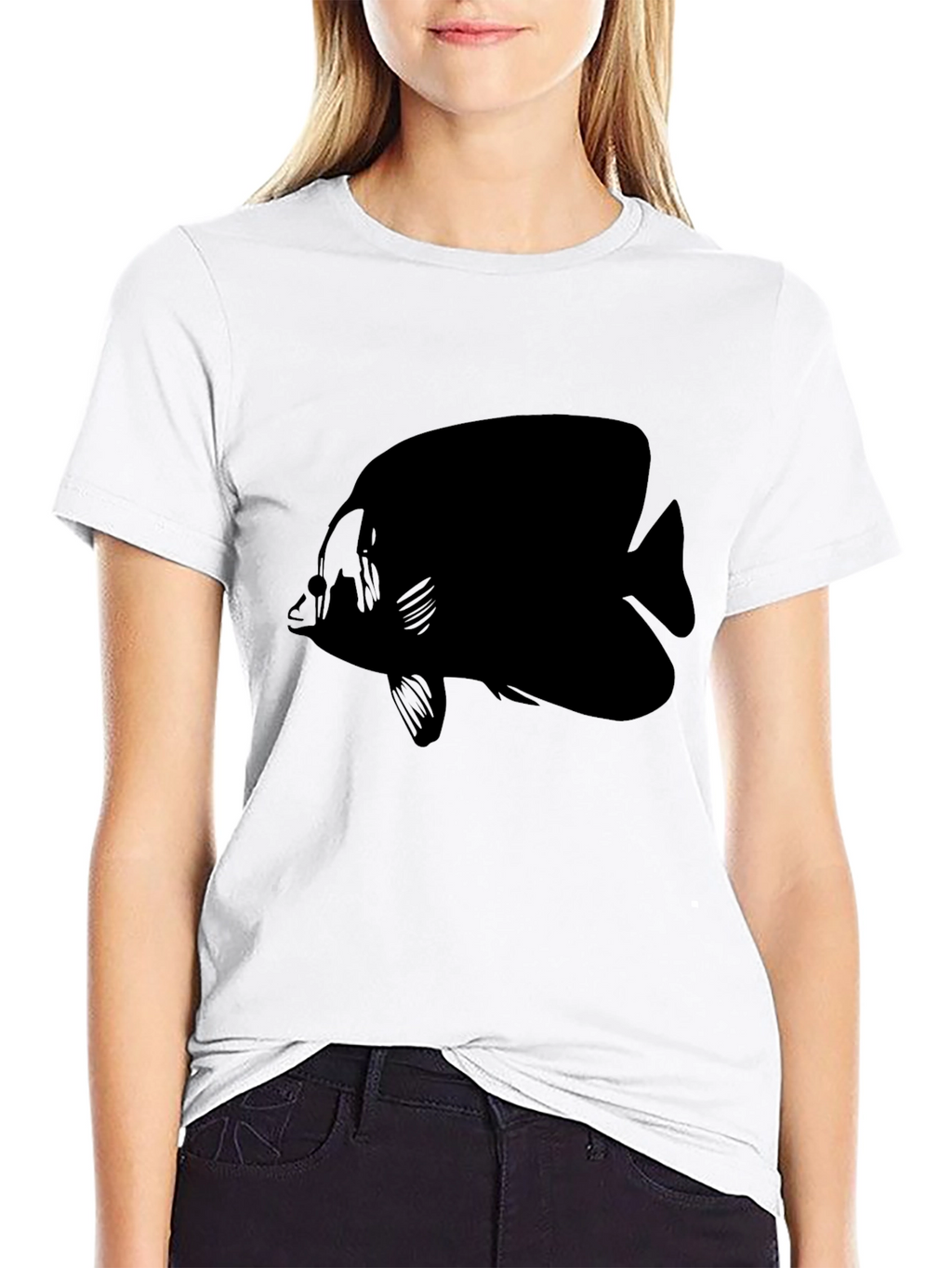 Black Fish Graphic T-Shirt