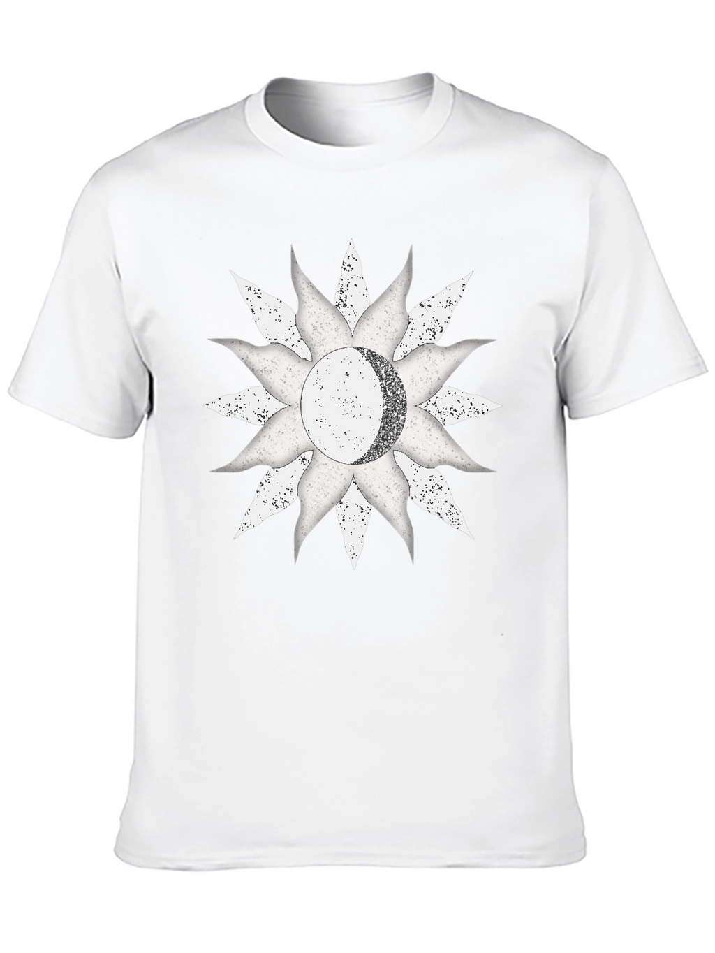 Celestial Sun & Moon Graphic T-Shirt