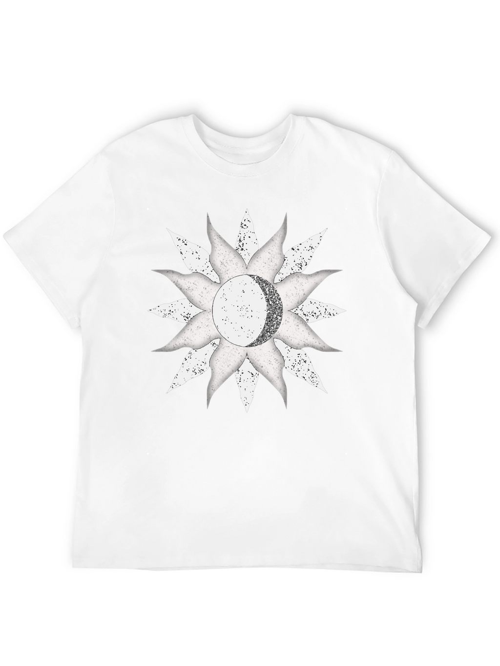 Celestial Sun & Moon Graphic T-Shirt