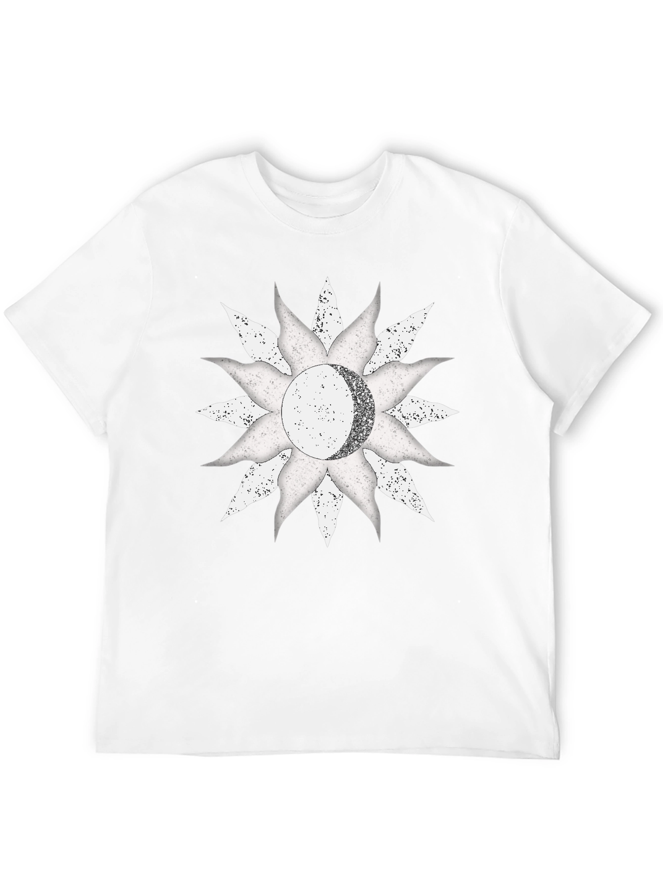 Celestial Sun & Moon Graphic T-Shirt