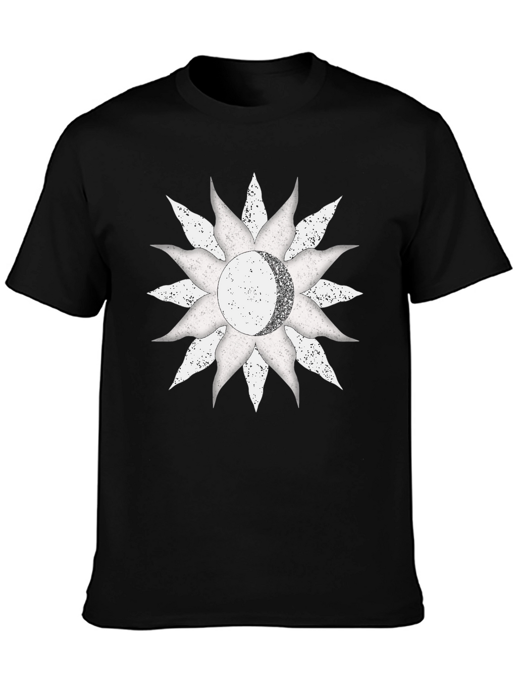 Celestial Sun & Moon Graphic T-Shirt