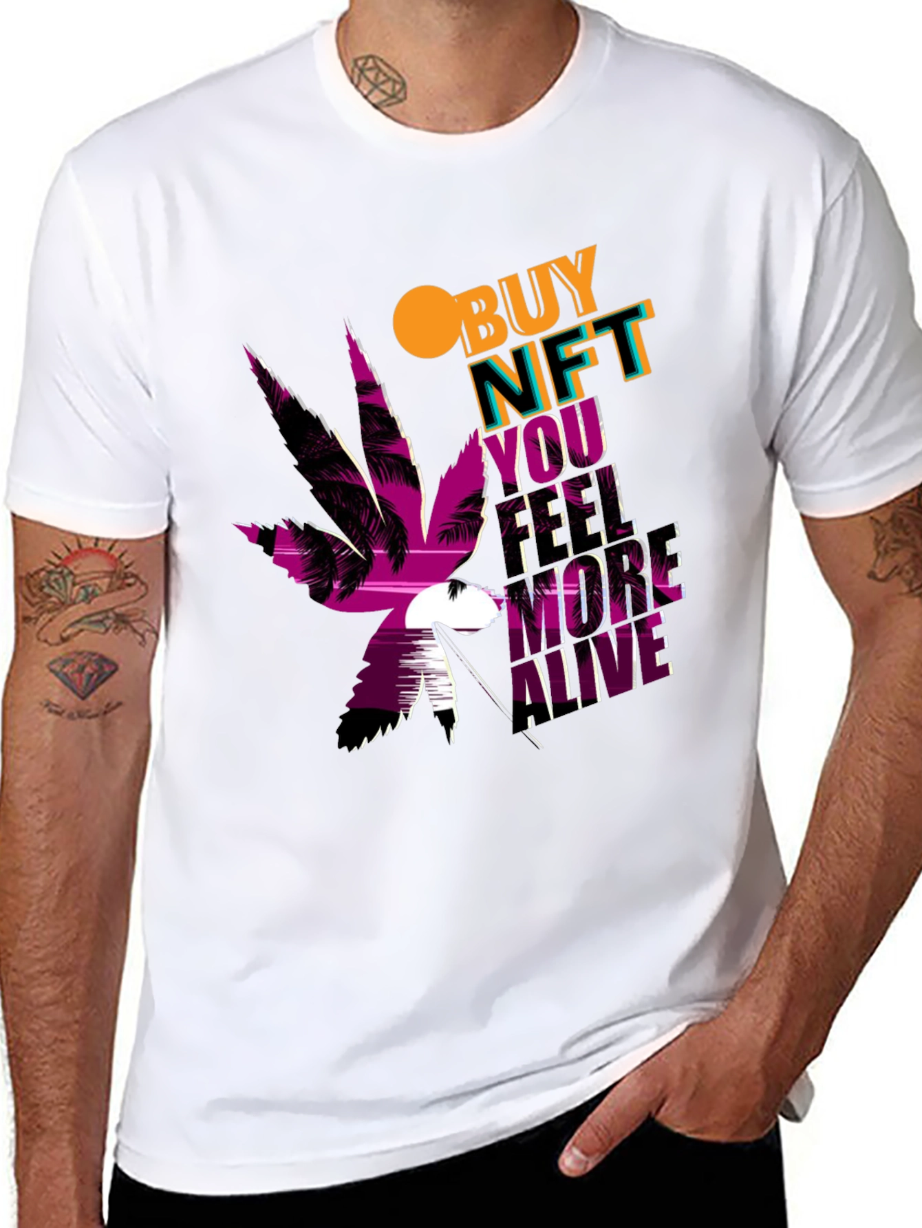 Buy NFT T-shirt - Weed Palm