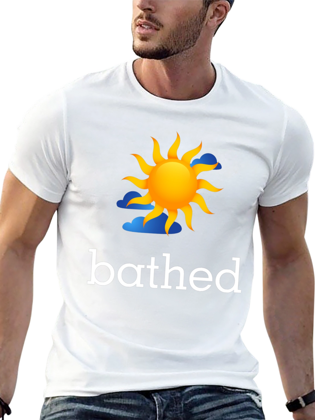 Bathed In Sun Graphic Tee - Black