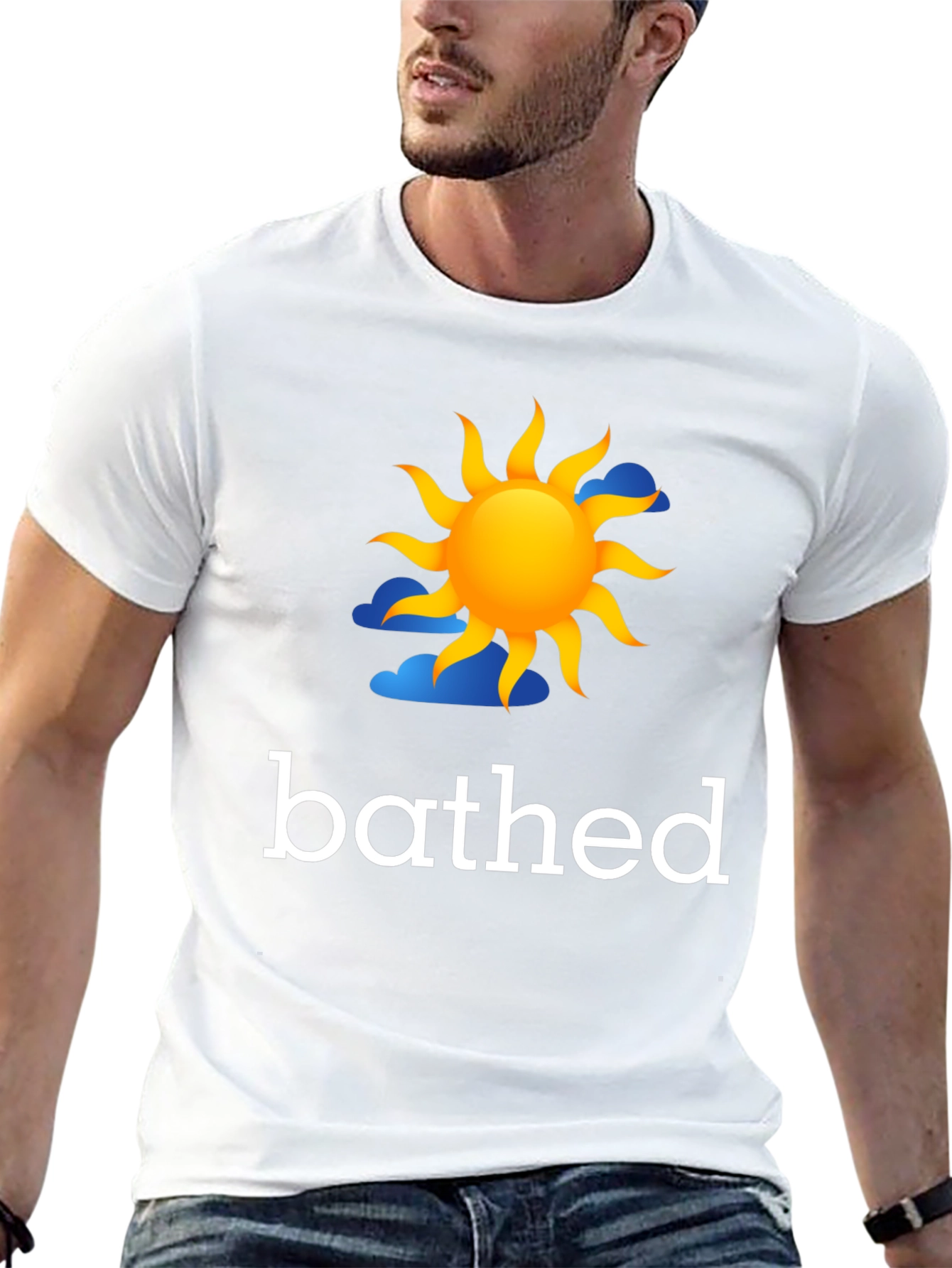 Bathed In Sun Graphic Tee - Black