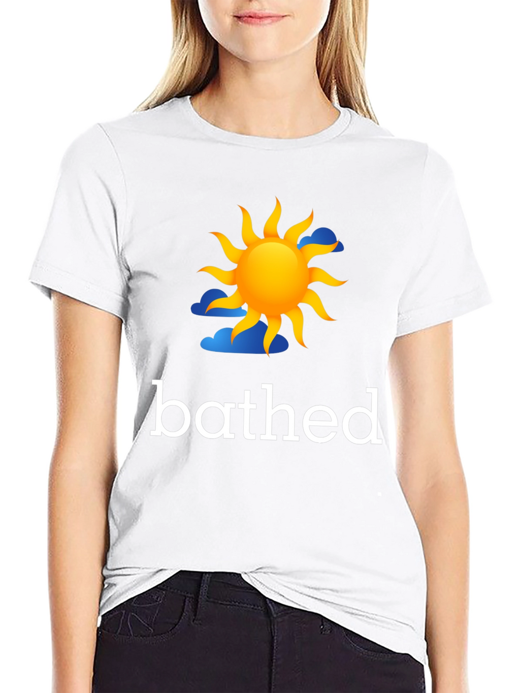 Bathed In Sun Graphic Tee - Black