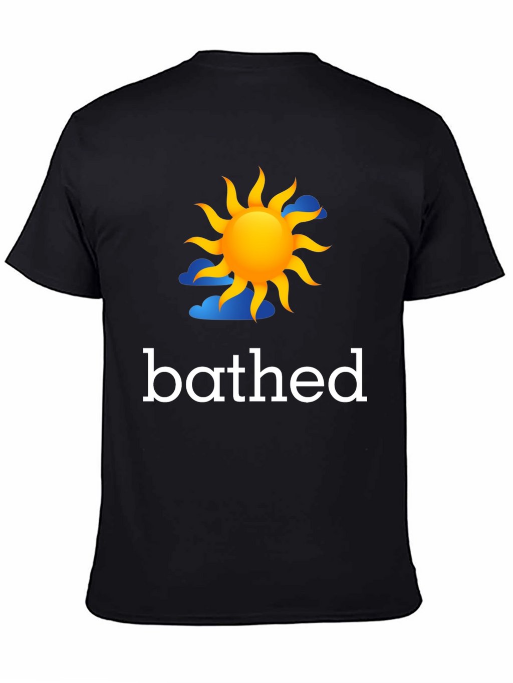 Bathed In Sun Graphic Tee - Black