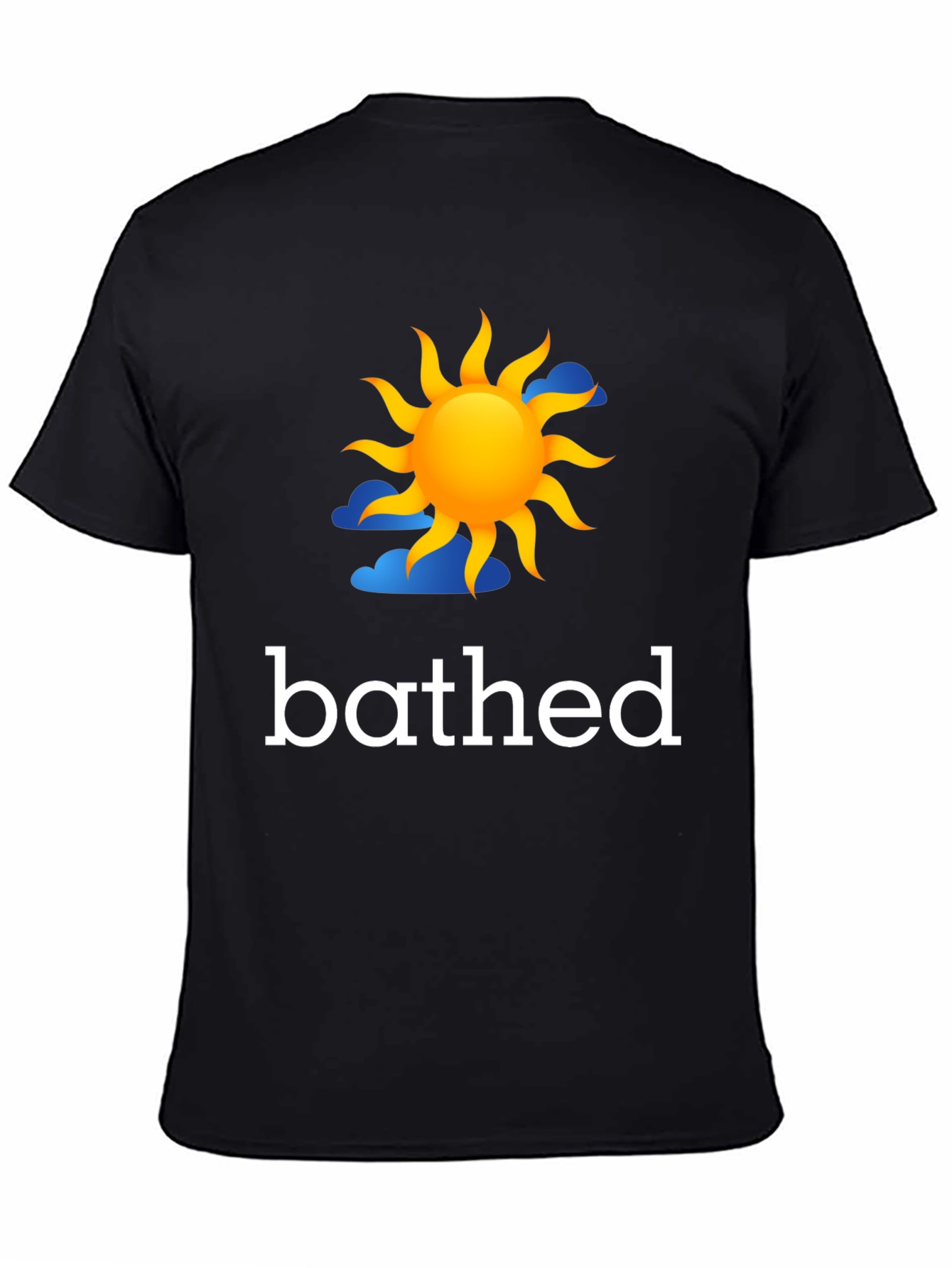Bathed In Sun Graphic Tee - Black