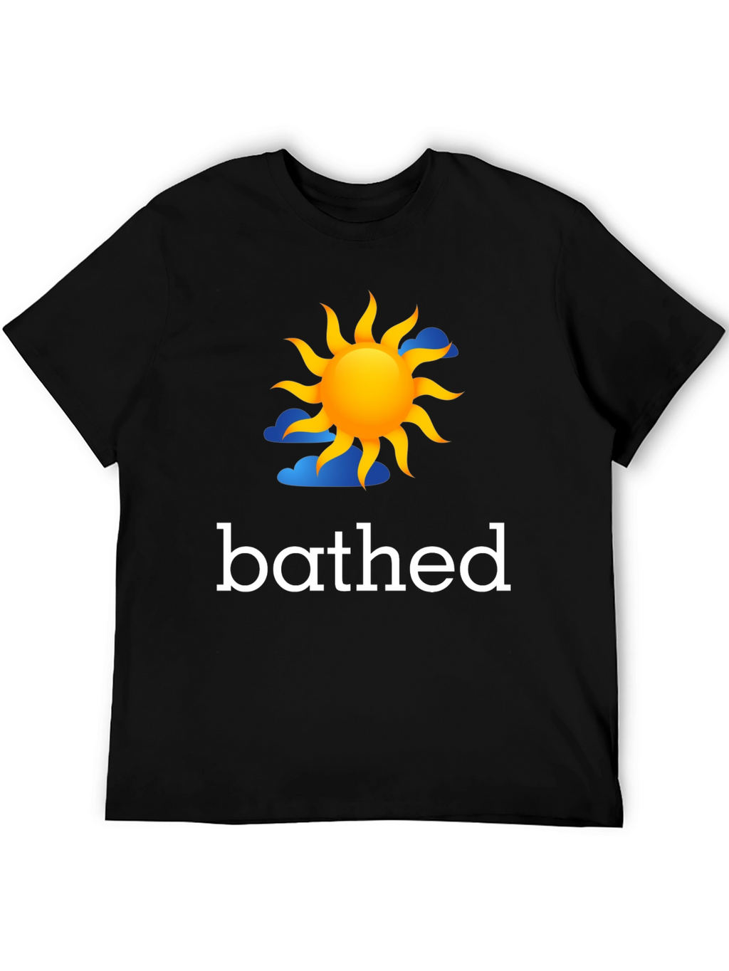 Bathed In Sun Graphic Tee - Black