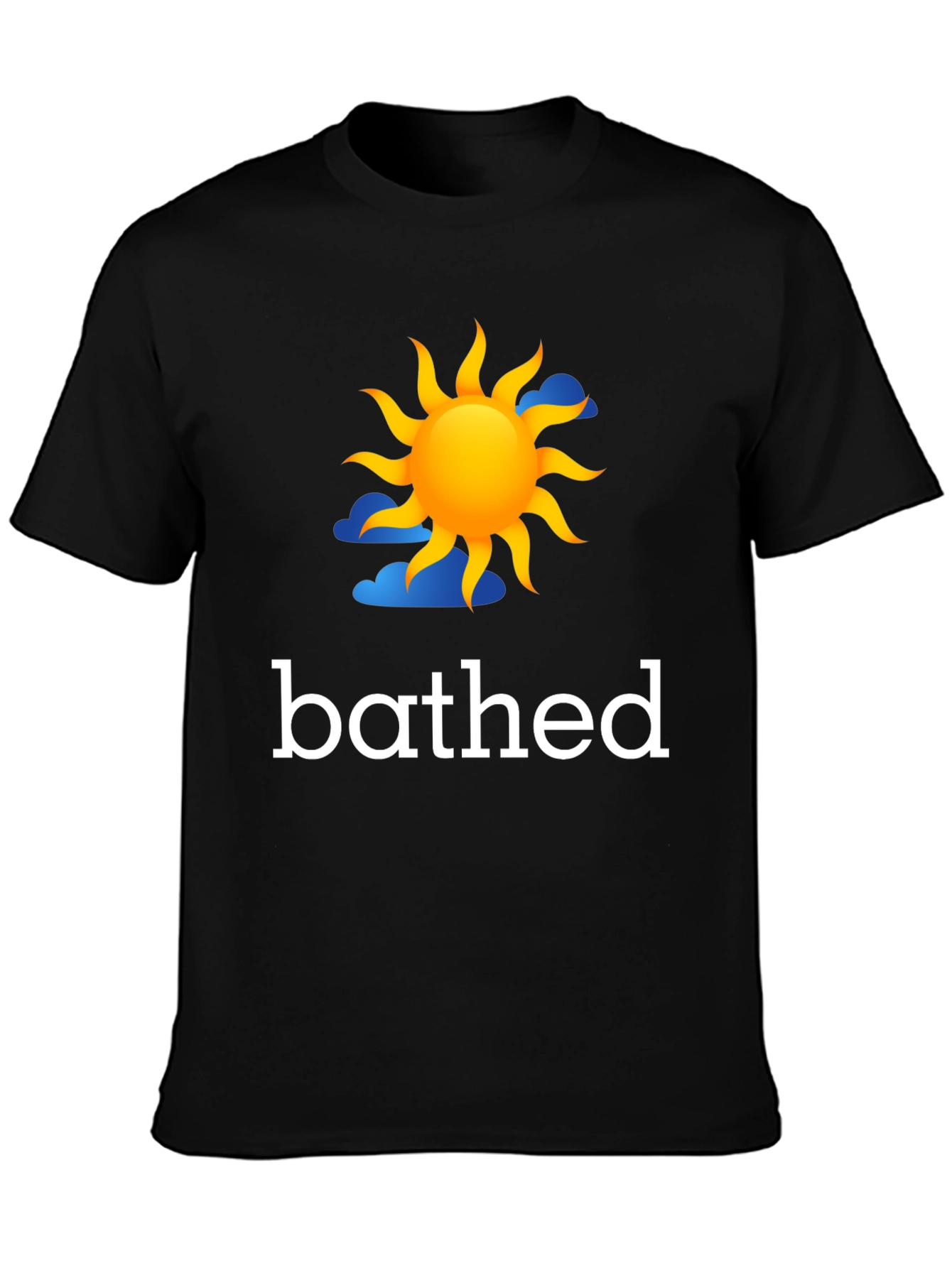 Bathed In Sun Graphic Tee - Black