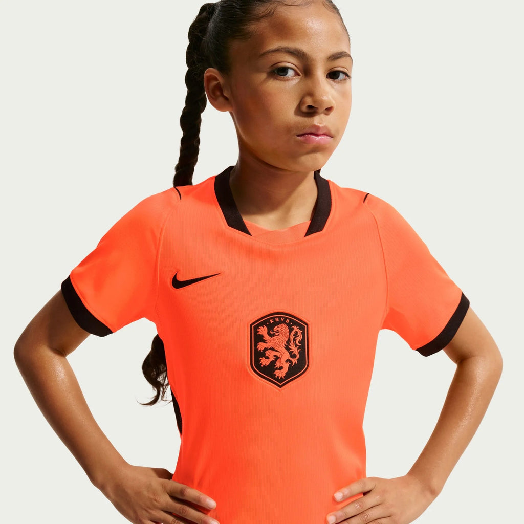 2026 Netherlands Youth Stadium Home Soccer Jersey