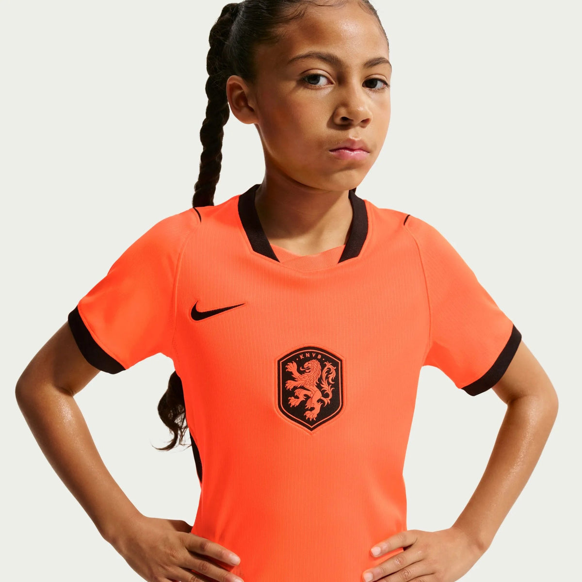 2026 Netherlands Youth Stadium Home Soccer Jersey