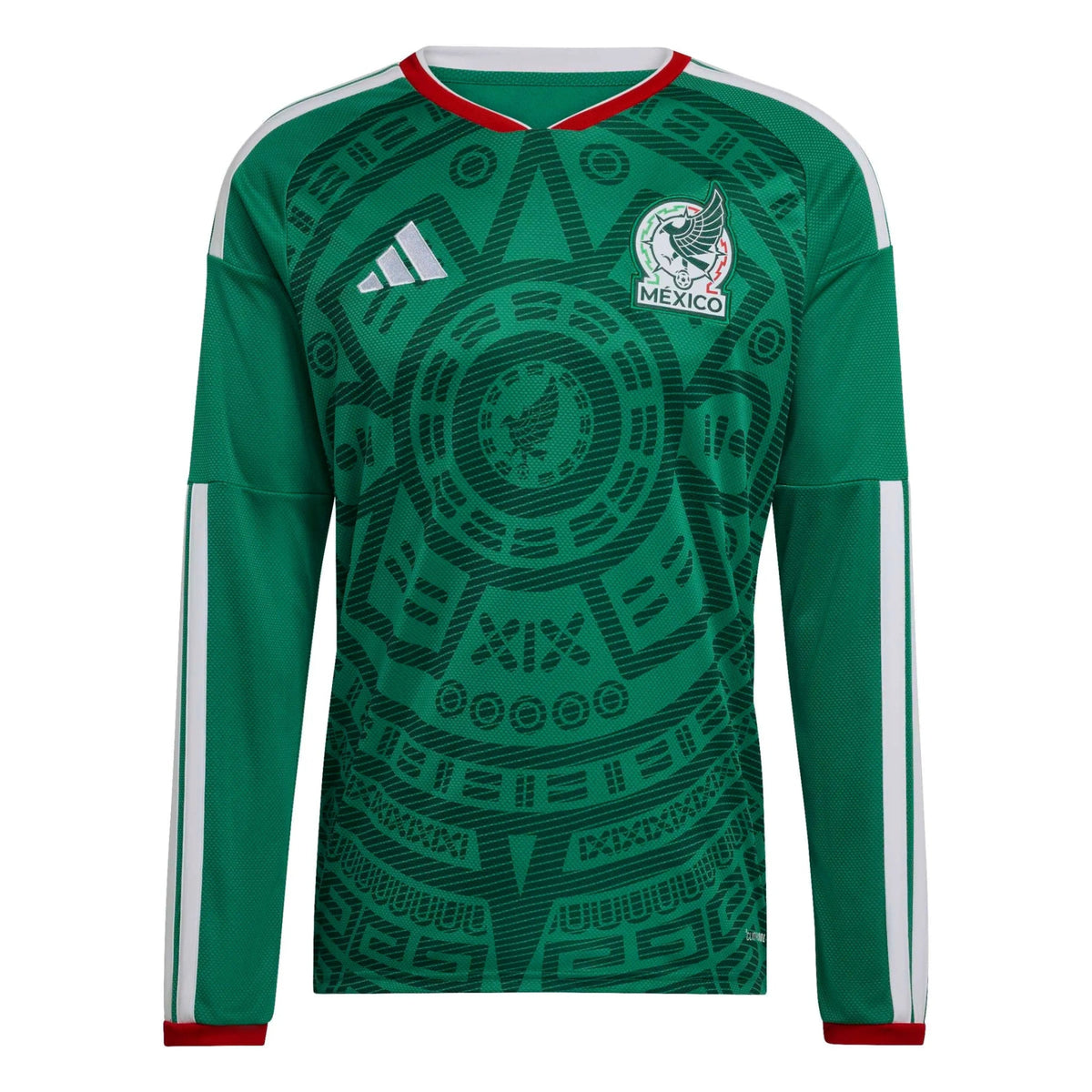 2026 Mexico Men's Stadium Home Long-Sleeve Soccer Jersey (Custom)
