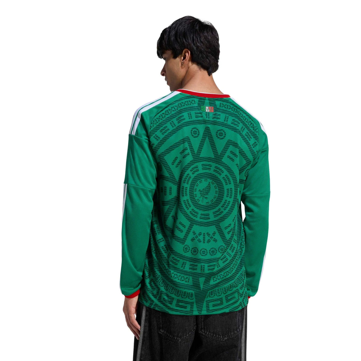 2026 Mexico Men's Stadium Home Long-Sleeve Soccer Jersey (Custom)