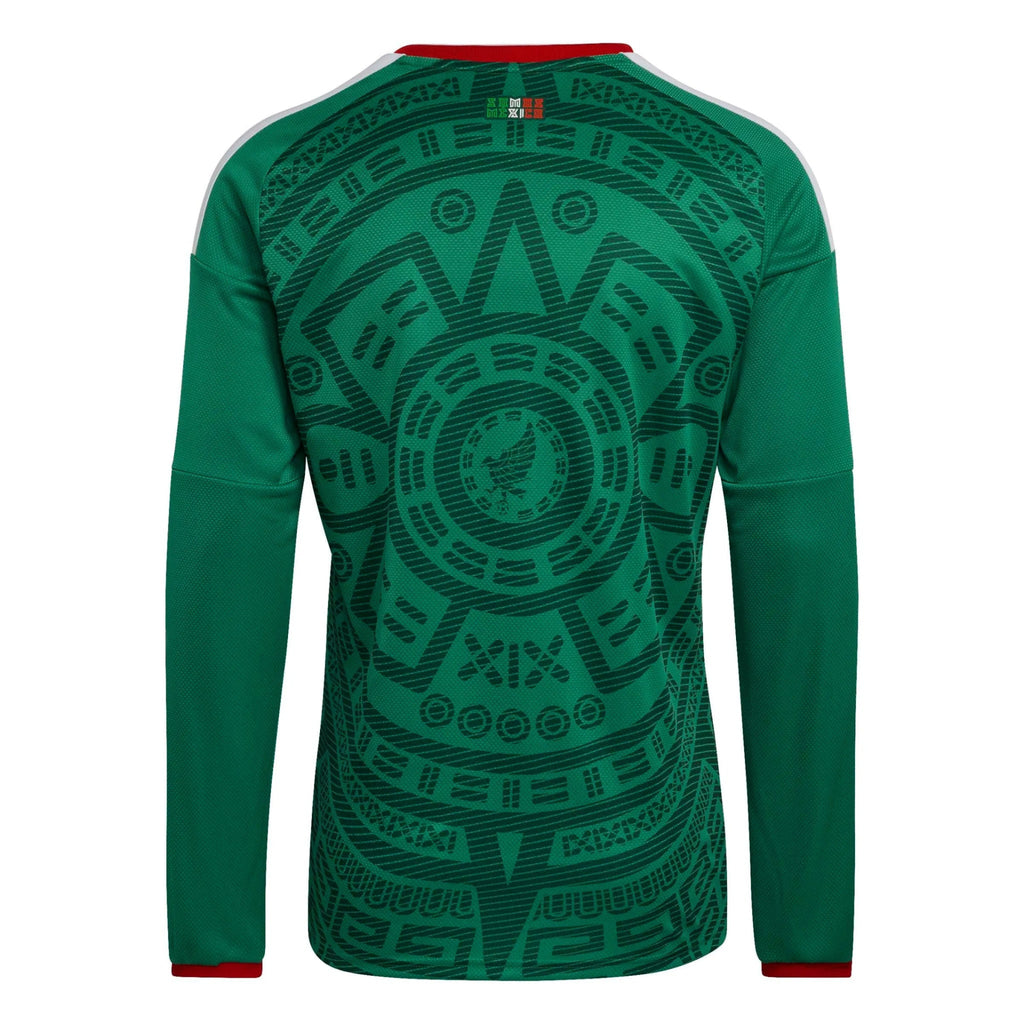 2026 Mexico Men's Stadium Home Long-Sleeve Soccer Jersey (Custom)