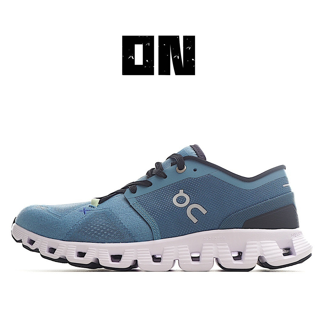 On Cloud X3 Running Shoes Blue-gray