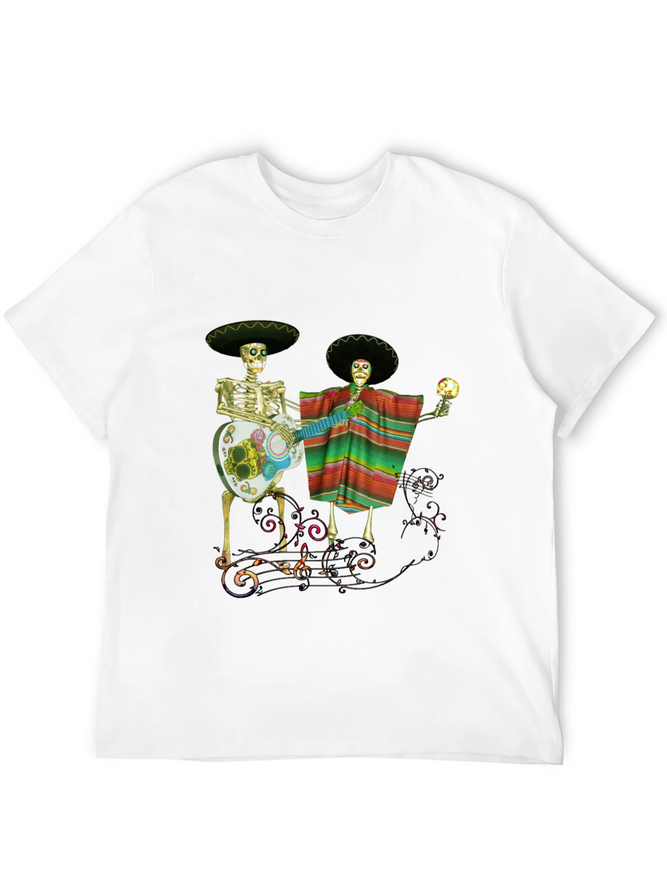 Dia de los Muertos Black T-Shirt