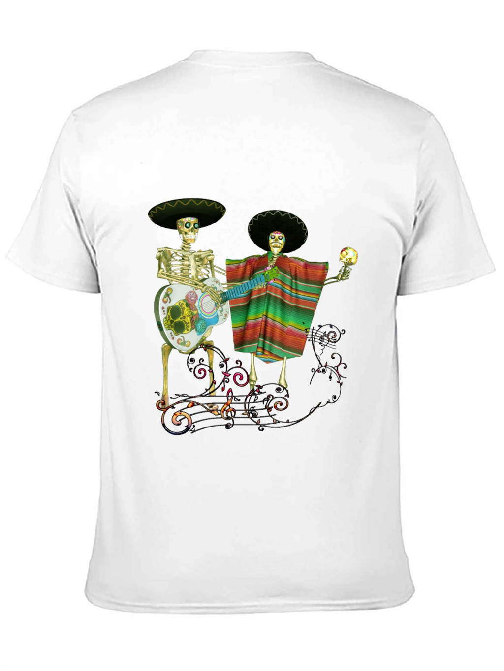 Dia de los Muertos Black T-Shirt