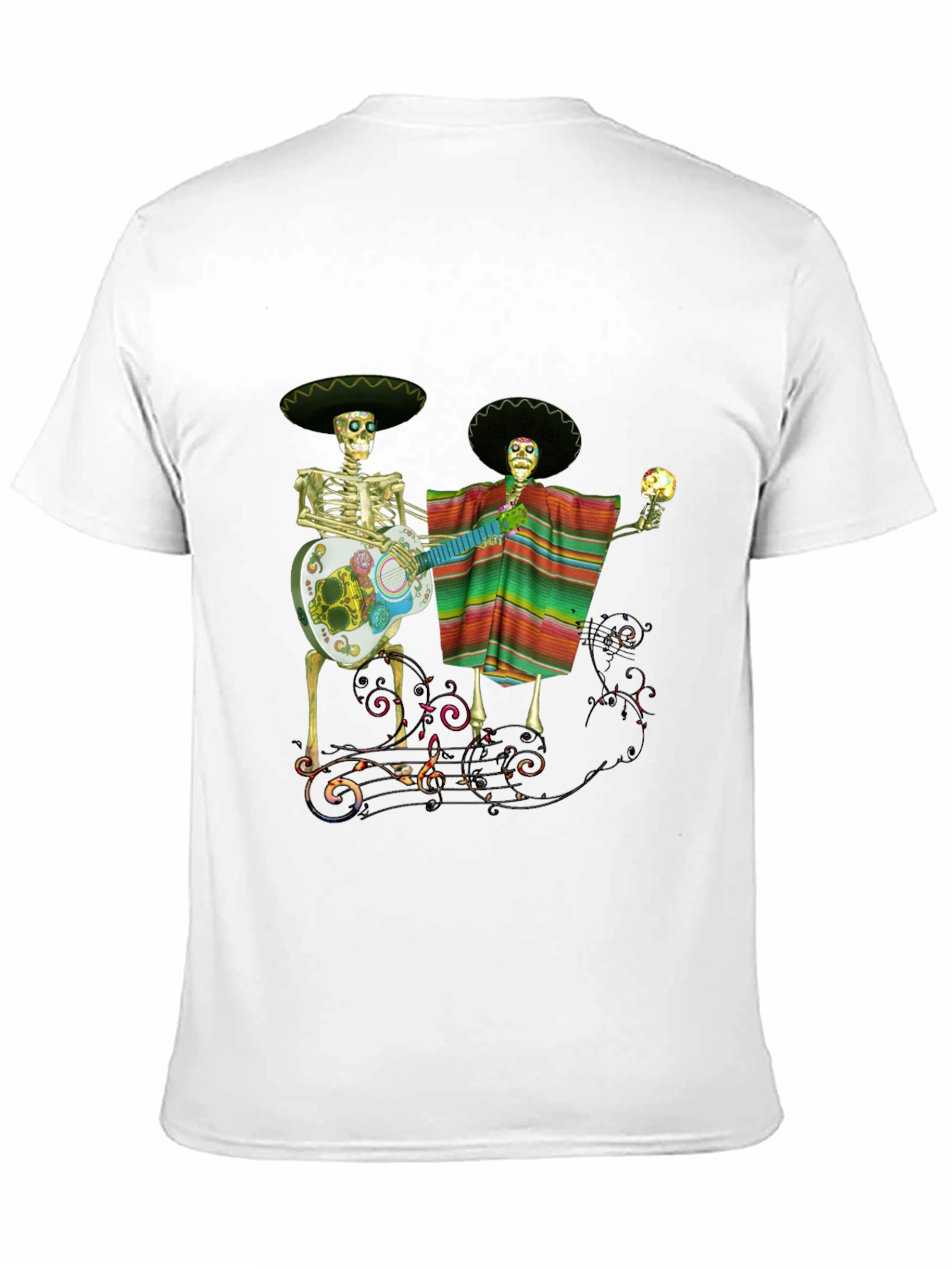 Dia de los Muertos Black T-Shirt