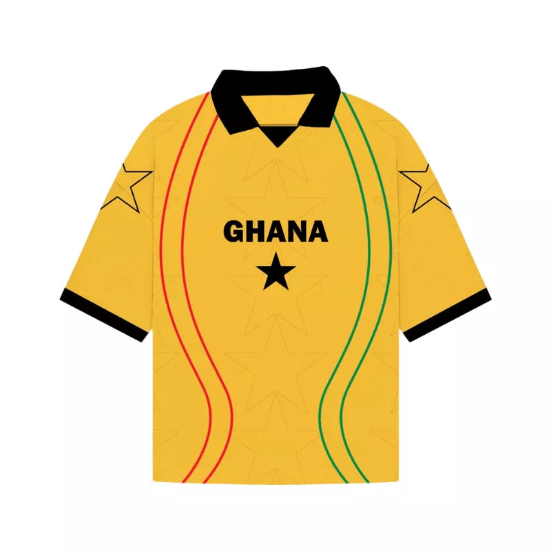 2026 Ghana Yellow Heritage Jersey-Men (Custom)