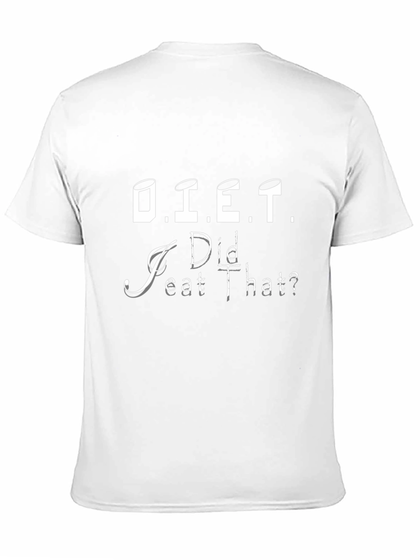Diet: Did I Eat That? Funny T-Shirt