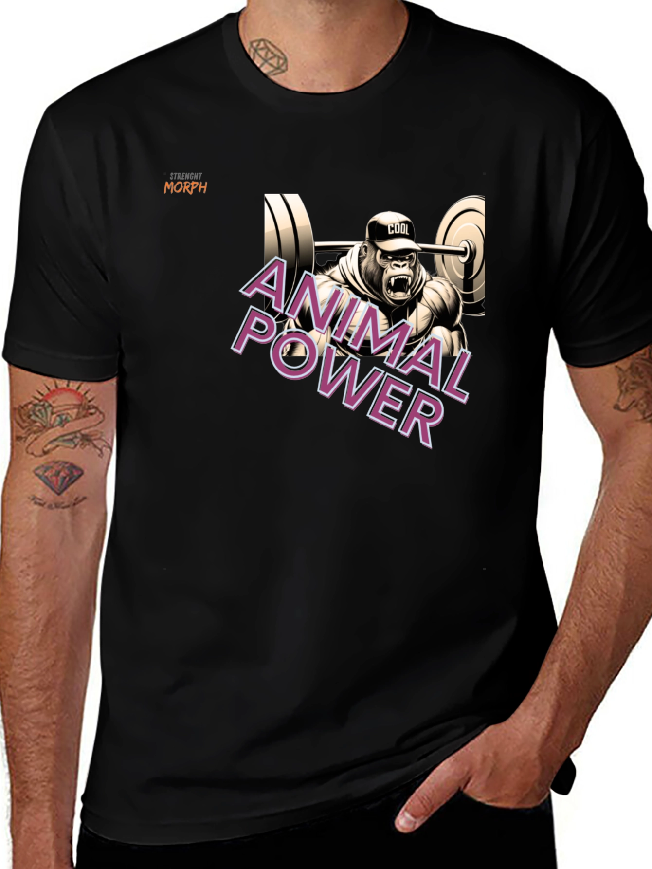 Animal Power Gorilla Gym T-Shirt