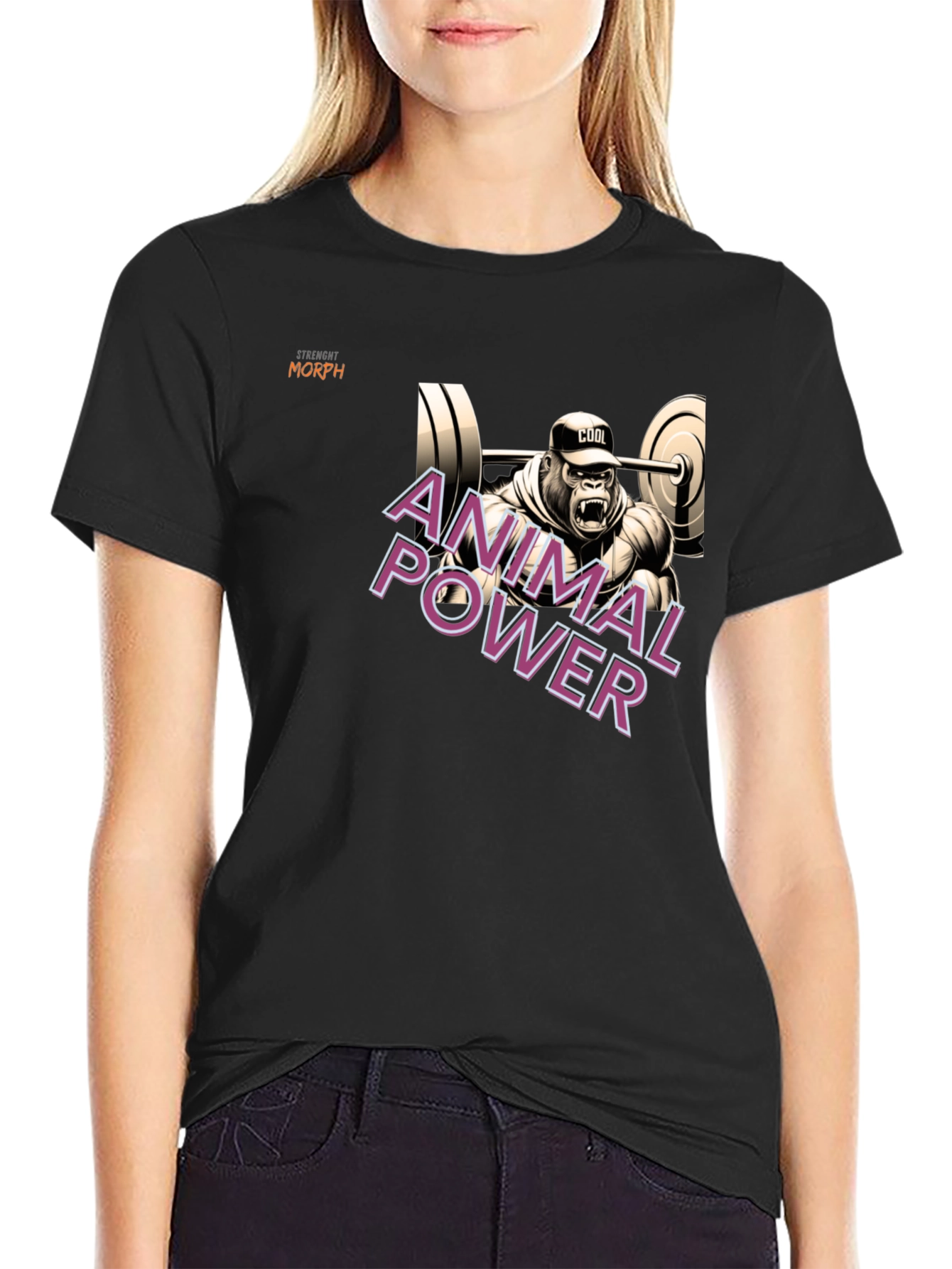 Animal Power Gorilla Gym T-Shirt