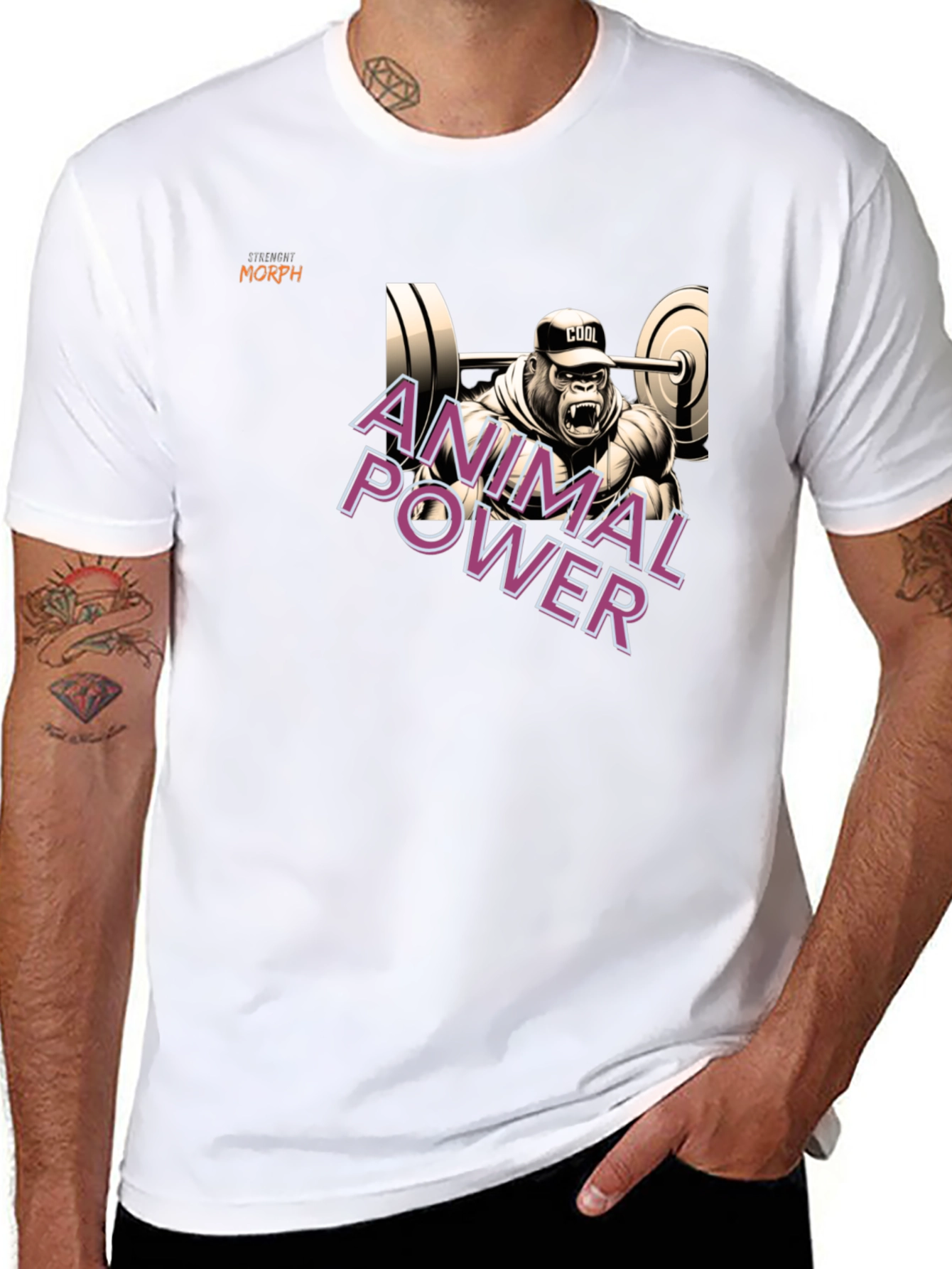 Animal Power Gorilla Gym T-Shirt