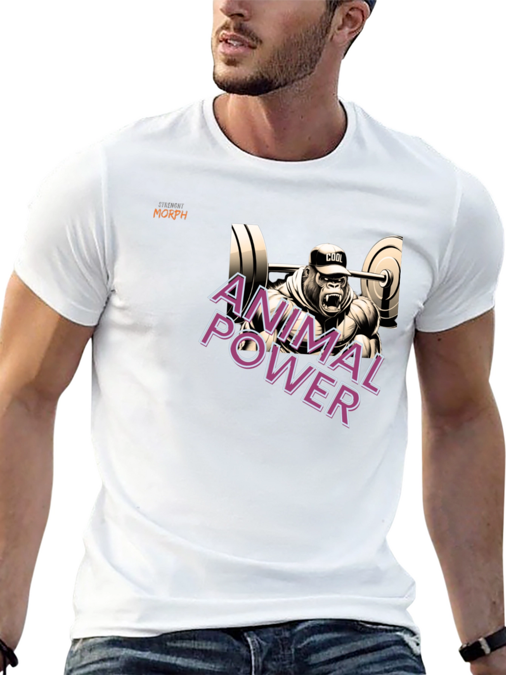 Animal Power Gorilla Gym T-Shirt