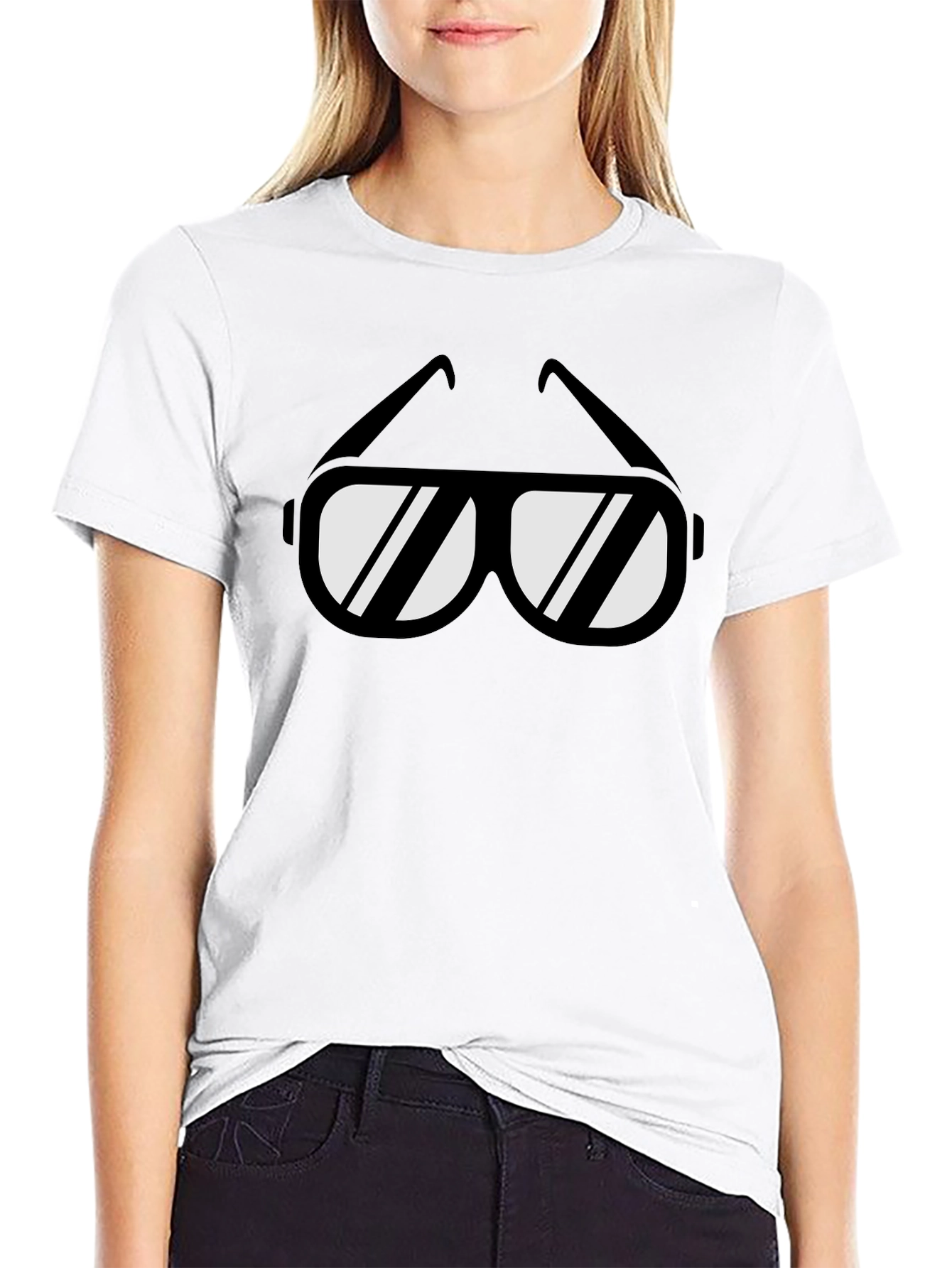 Cool Shades Graphic T-Shirt - Black