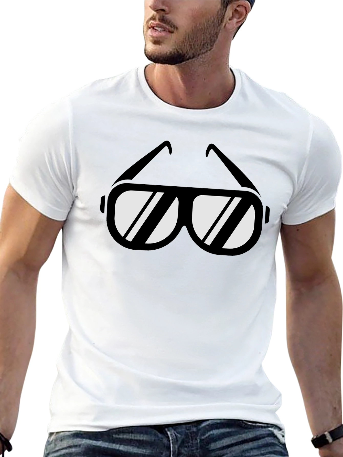 Cool Shades Graphic T-Shirt - Black