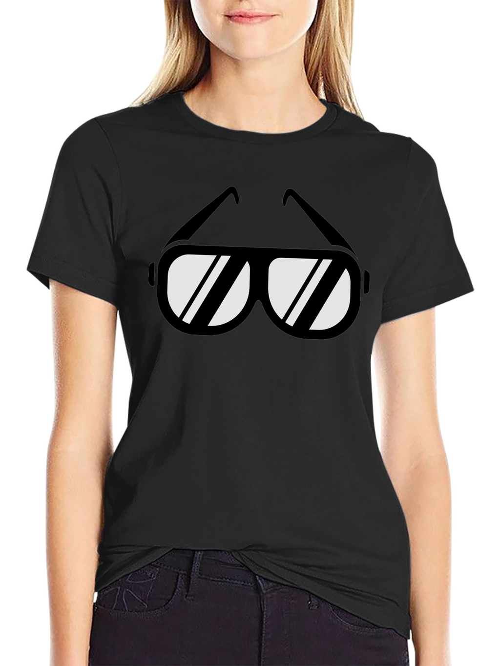 Cool Shades Graphic T-Shirt - Black