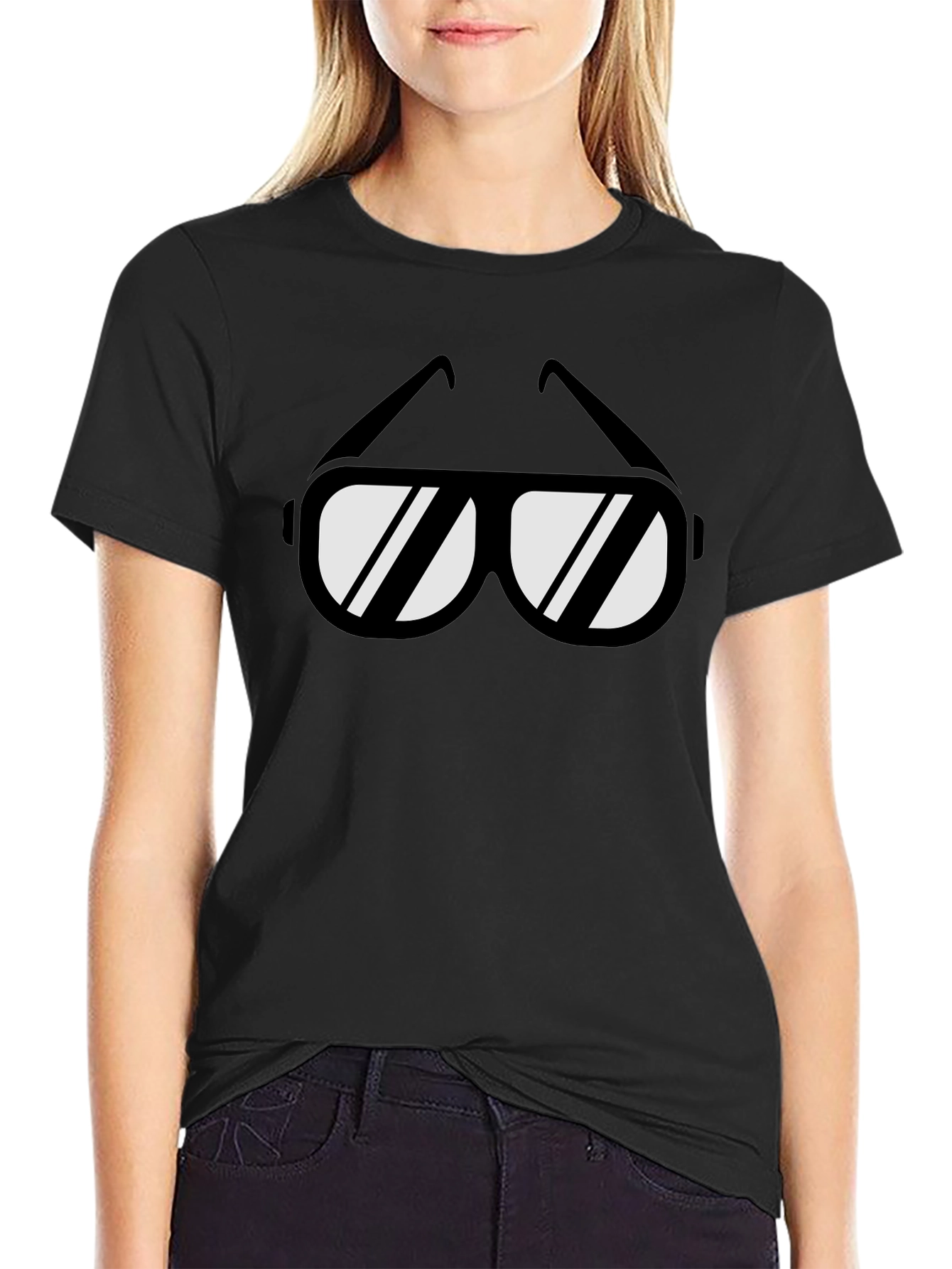 Cool Shades Graphic T-Shirt - Black
